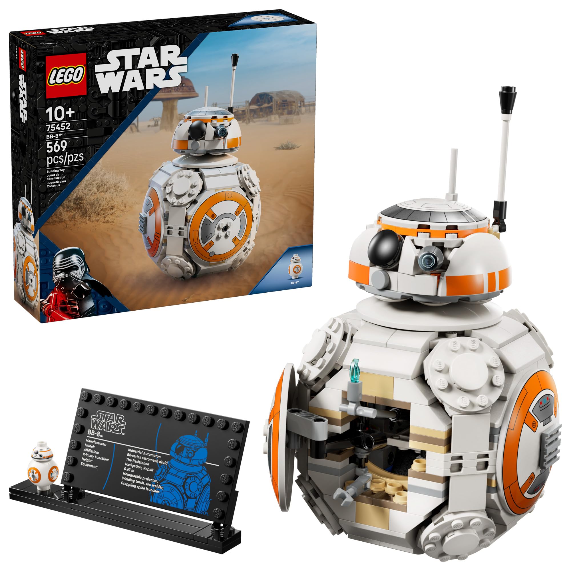 Lego Star Wars BB-8 Astromech Droid Building Toy KI75452