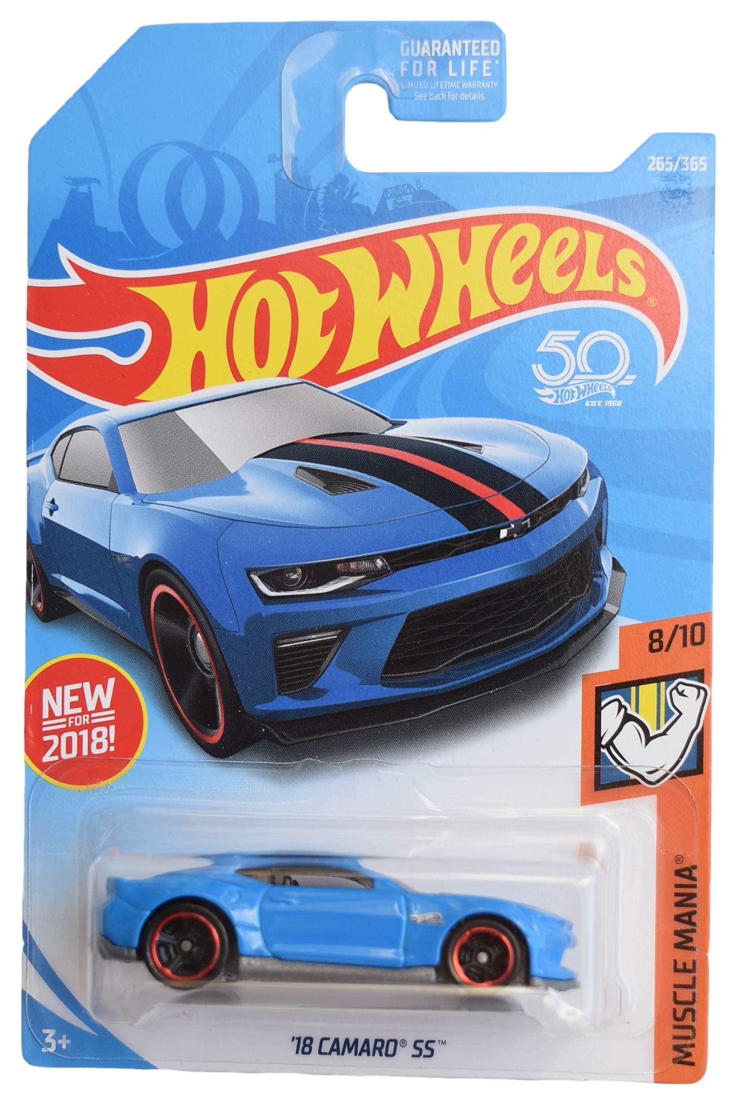 Image 0 of Hot Wheels '18 Camaro Ss Toy Blue