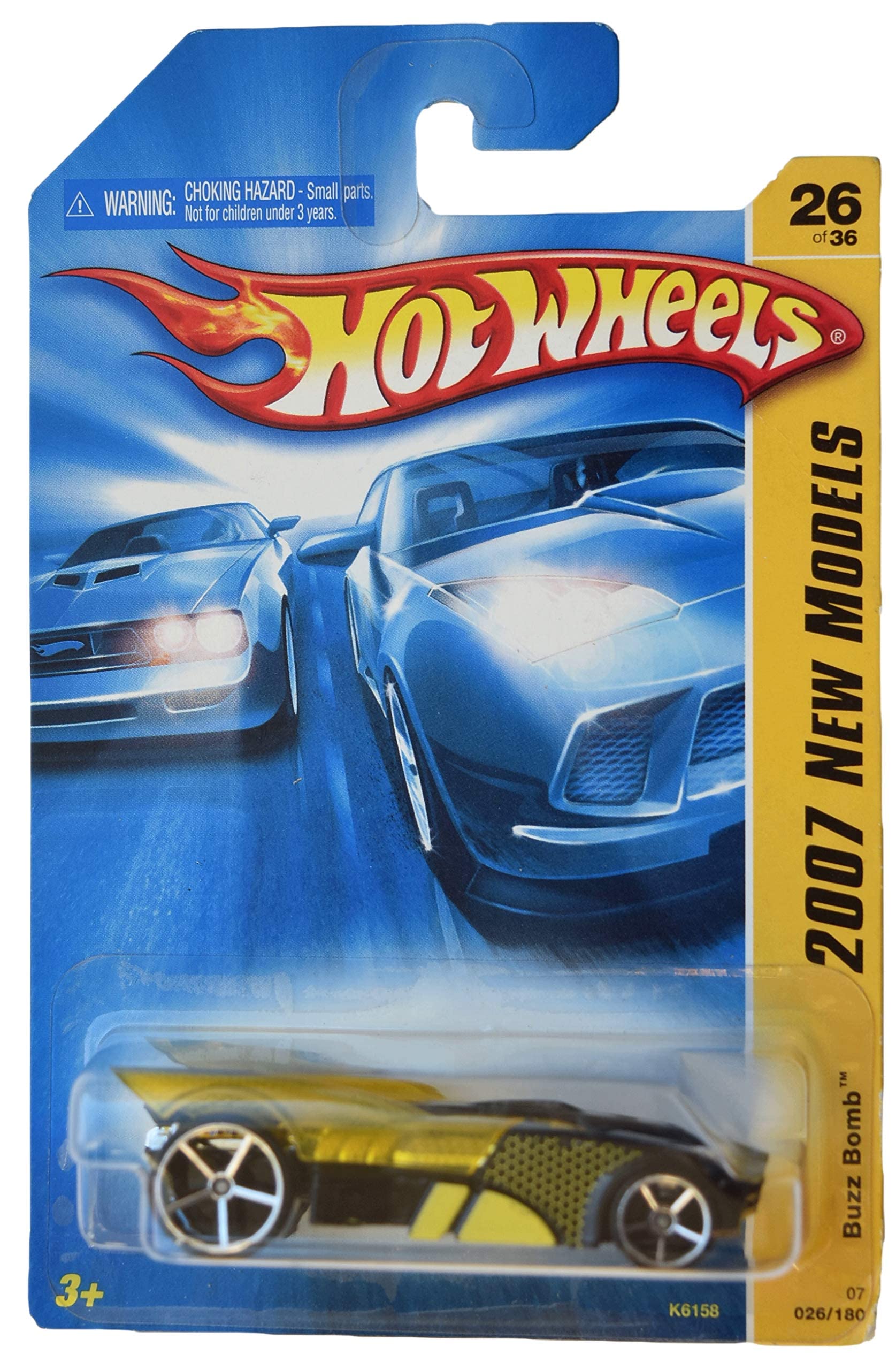 Image 0 of Hot Wheels Buzz Bomb S 26/36 Black/Yellow Toy Car