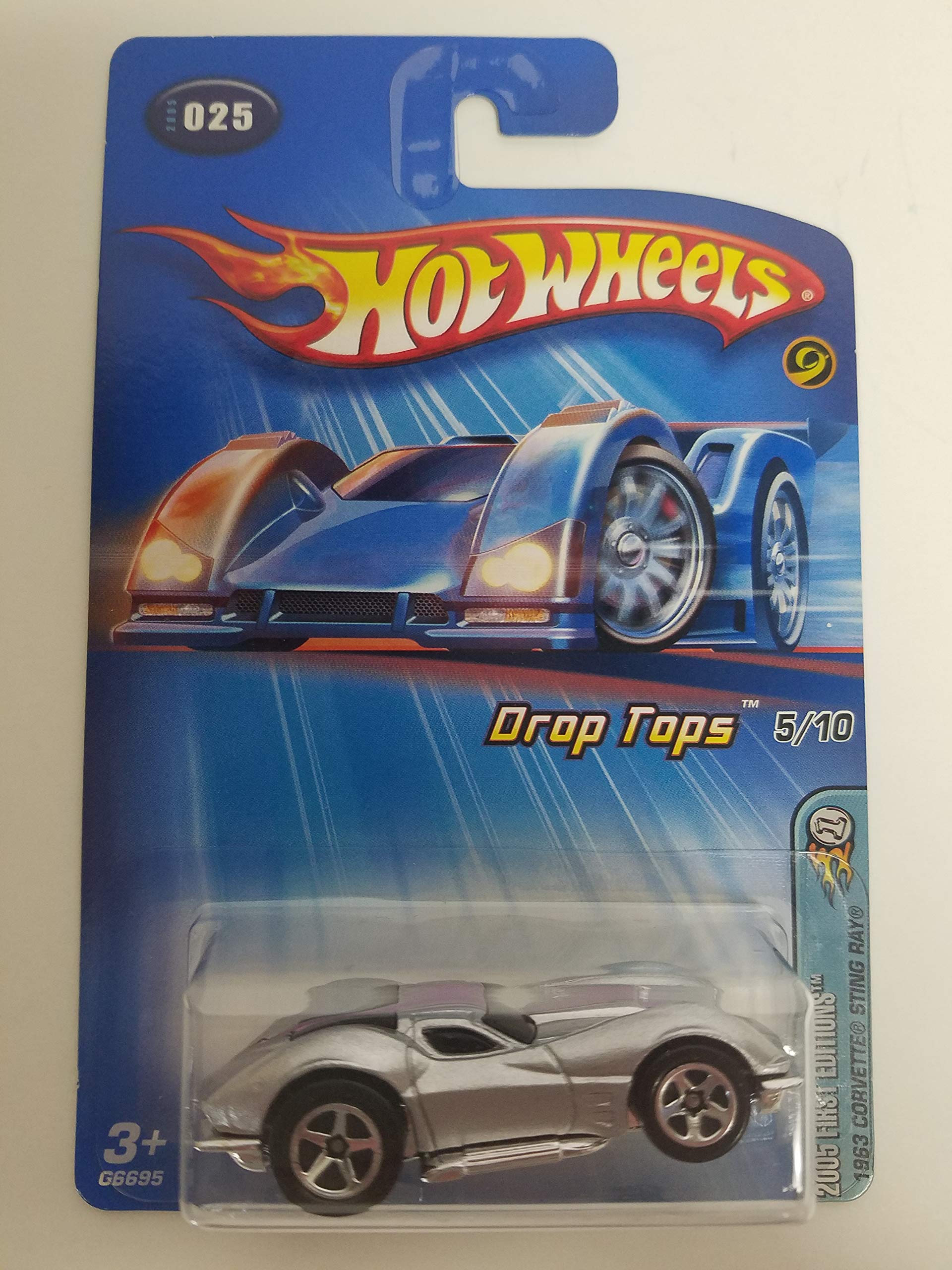 1963 Corvette Sting Ray Droptops 2005 First Editions Hot Wheels Diecast Car No 0
