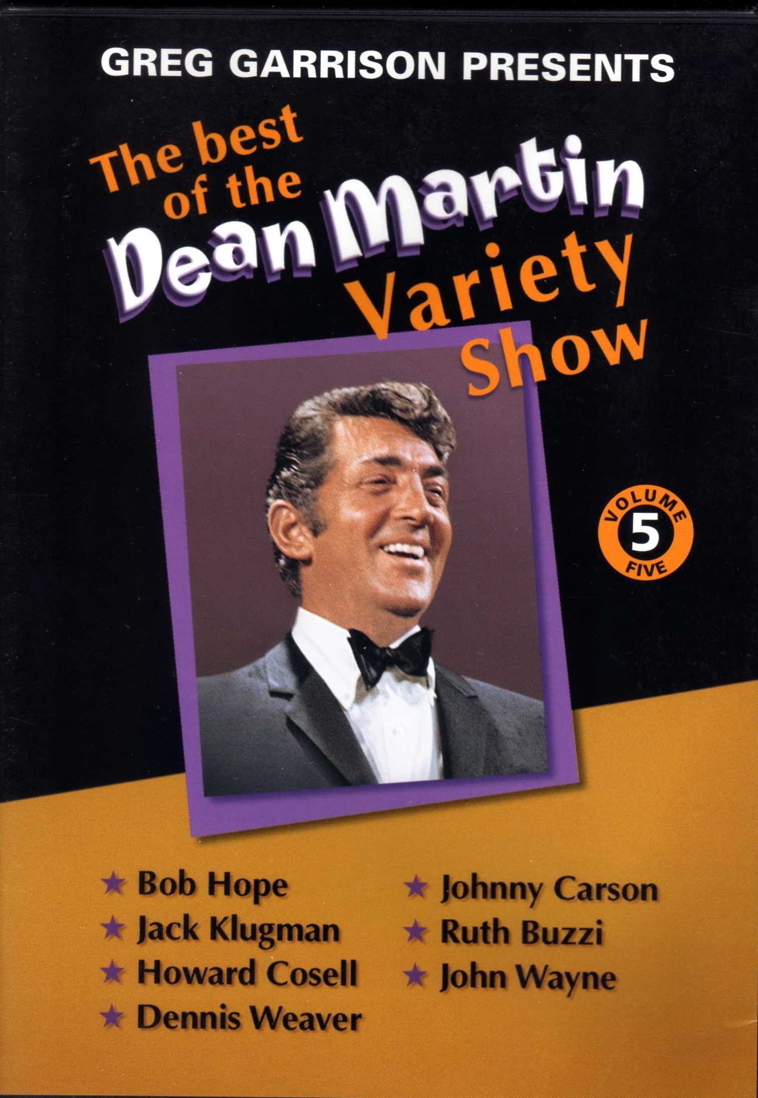 Image 0 of Best Of The Dean Martin Variety Show Vol 5 On DVD With Bob Hope Johnny