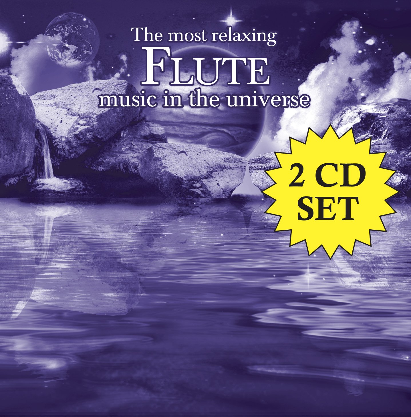 The Most Relaxing Flute Music In The Universe On Audio CD Album Black 