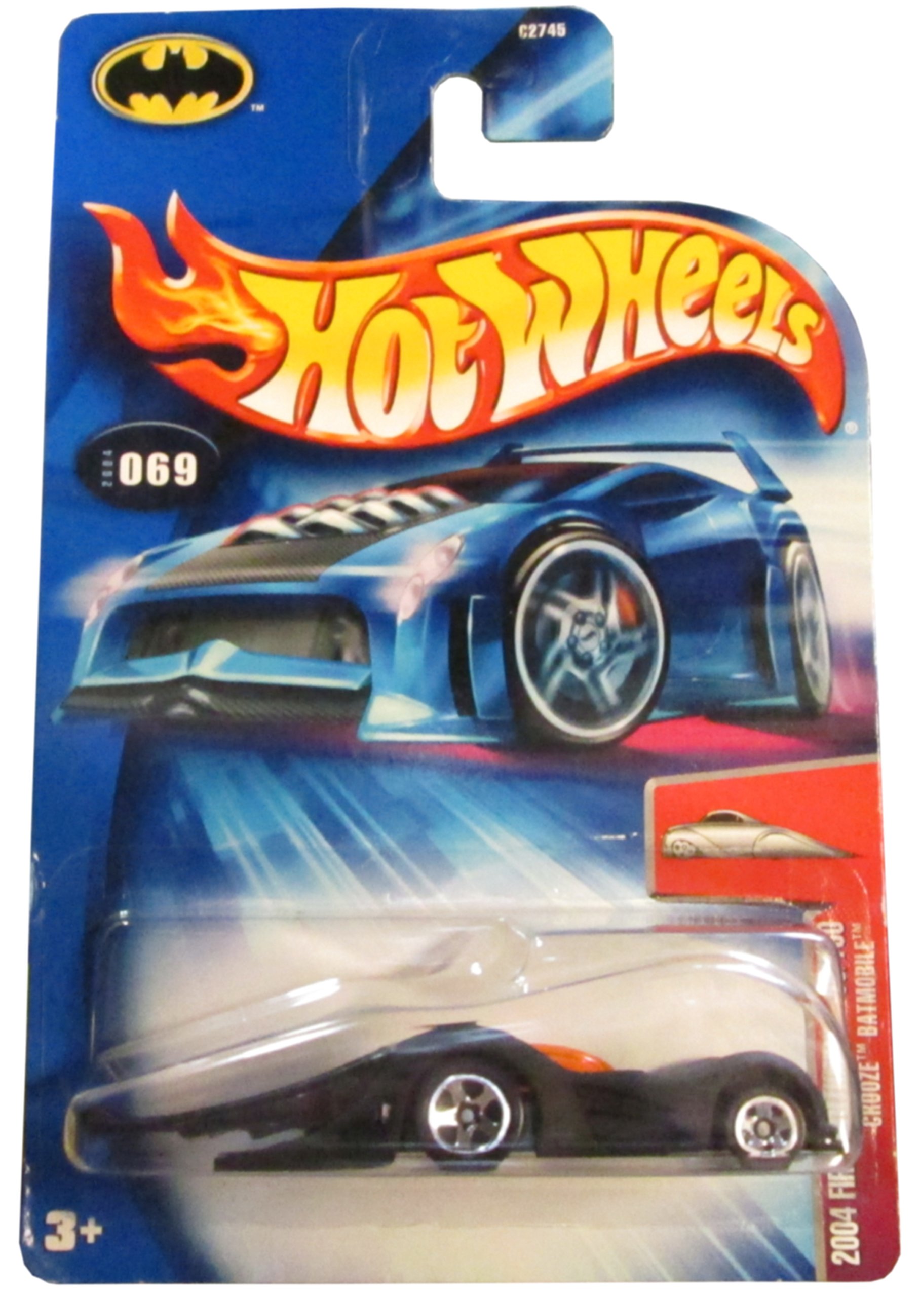 Image 0 of Hot Wheels 2004 First Editions Batman Crooze Batmobile 069 Toy Car