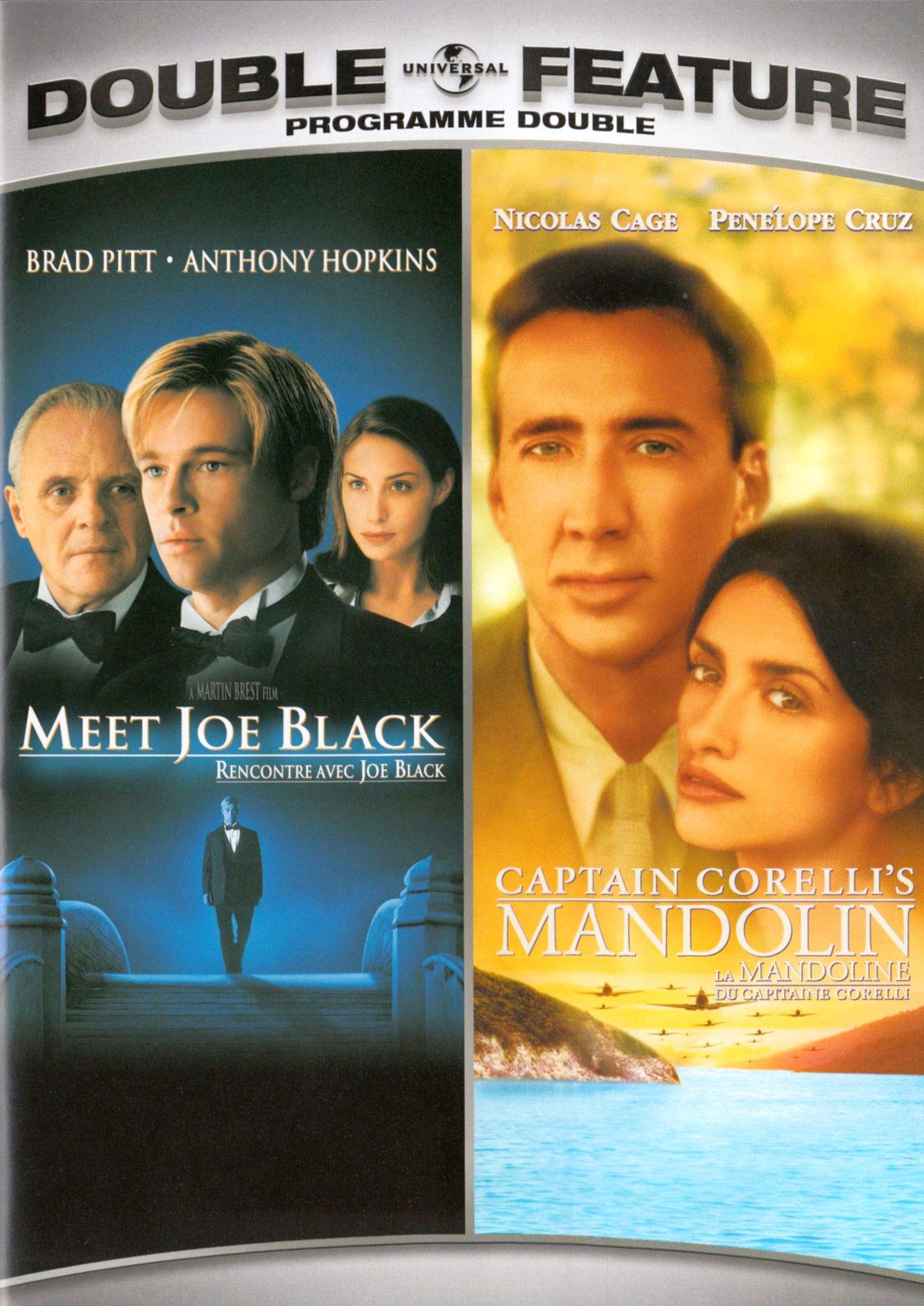 Meet Joe Black / Captain Corelli's Mandolin Double Feature On DVD With