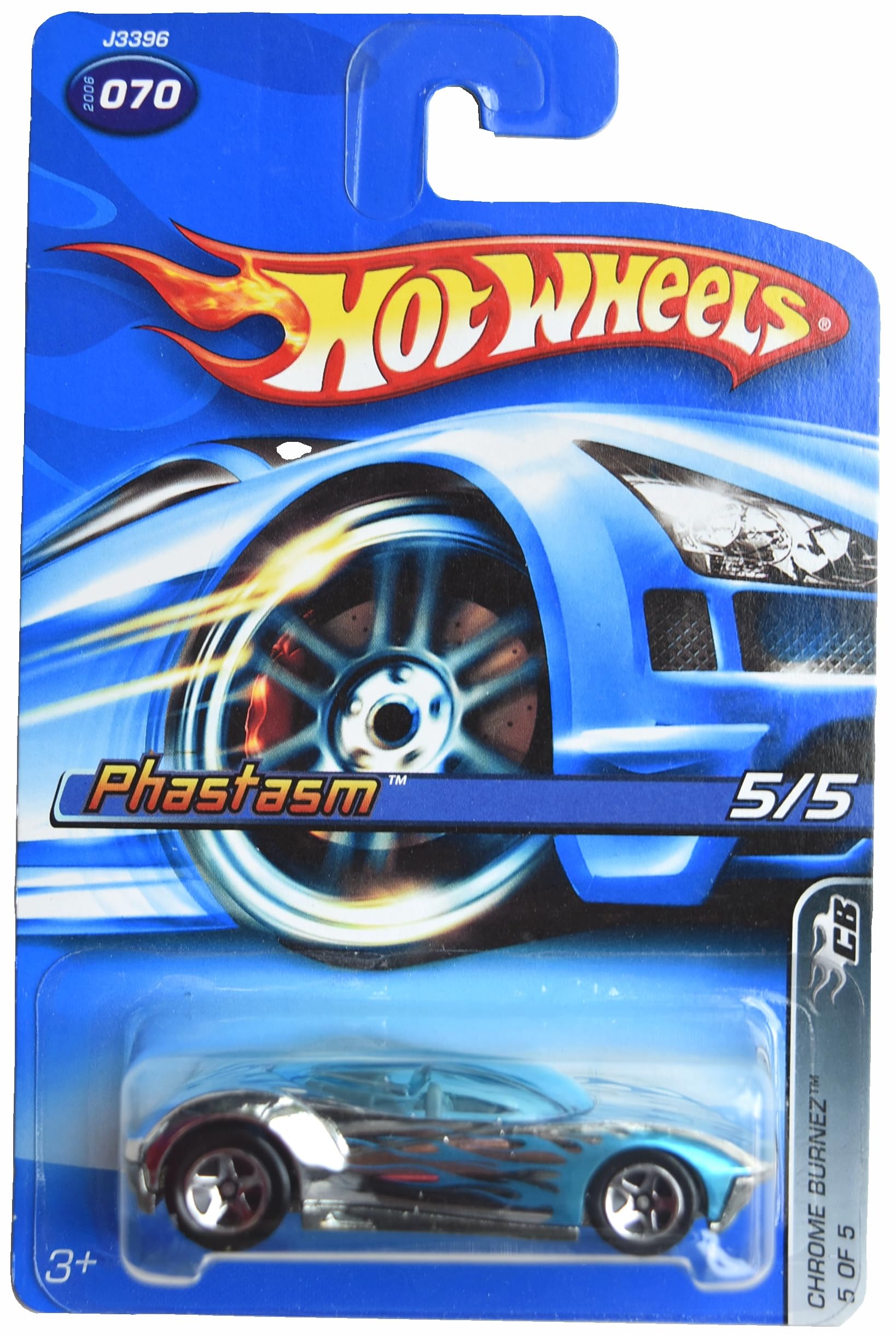 Image 0 of Matchbox Hot Wheels Phastasm Chrome Burnerz 5/5 Chrome 70 J3396 Toy