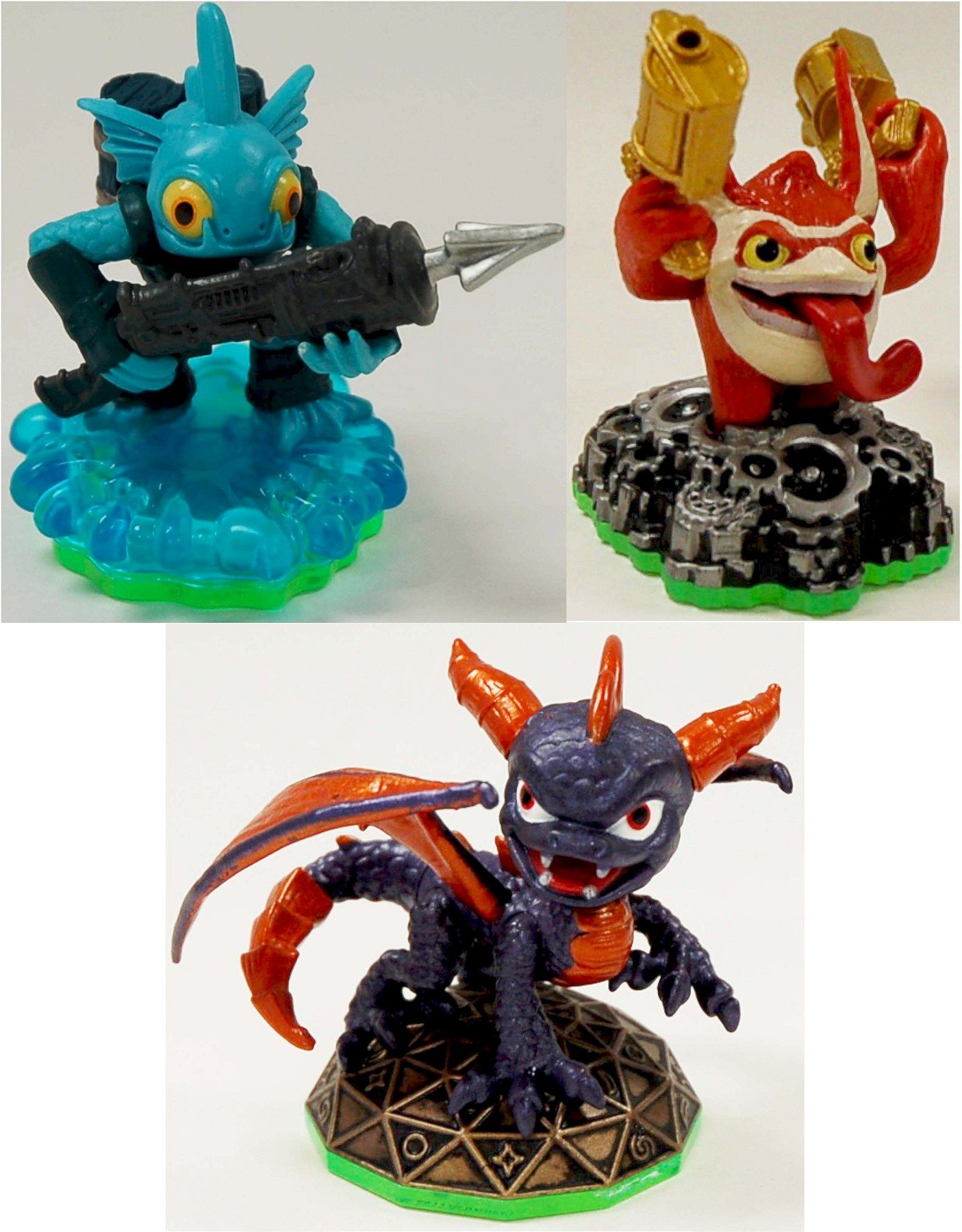 Image 0 of Skylanders Spyro's Adventure Triple Character Pack Spyro Trigger Happy Gill Grun