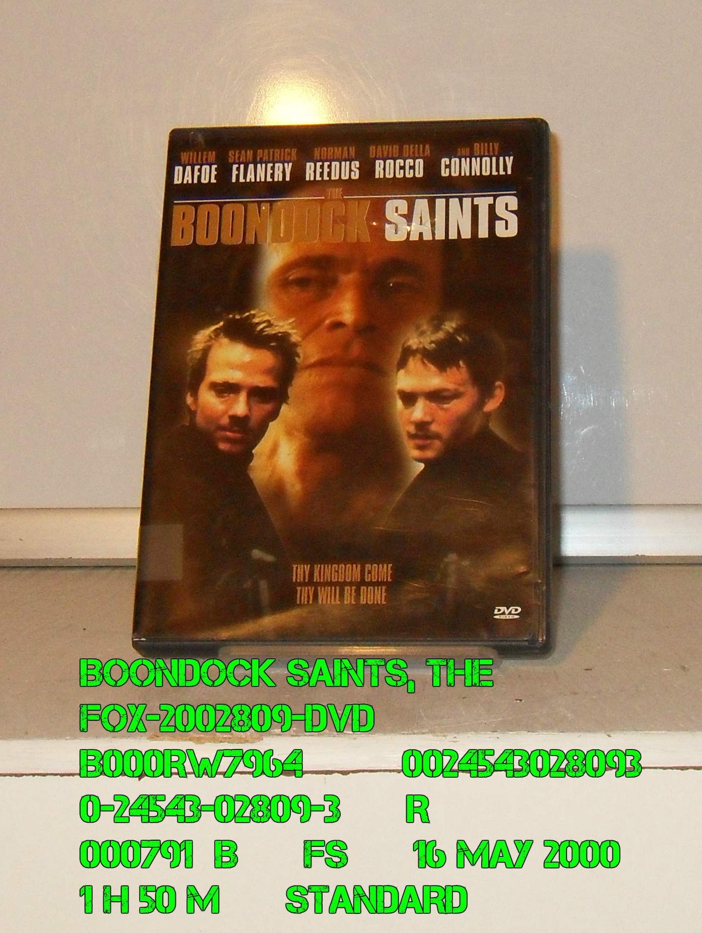 The Boondock Saints On DVD With Willem Dafoe Norman Reedus Billy