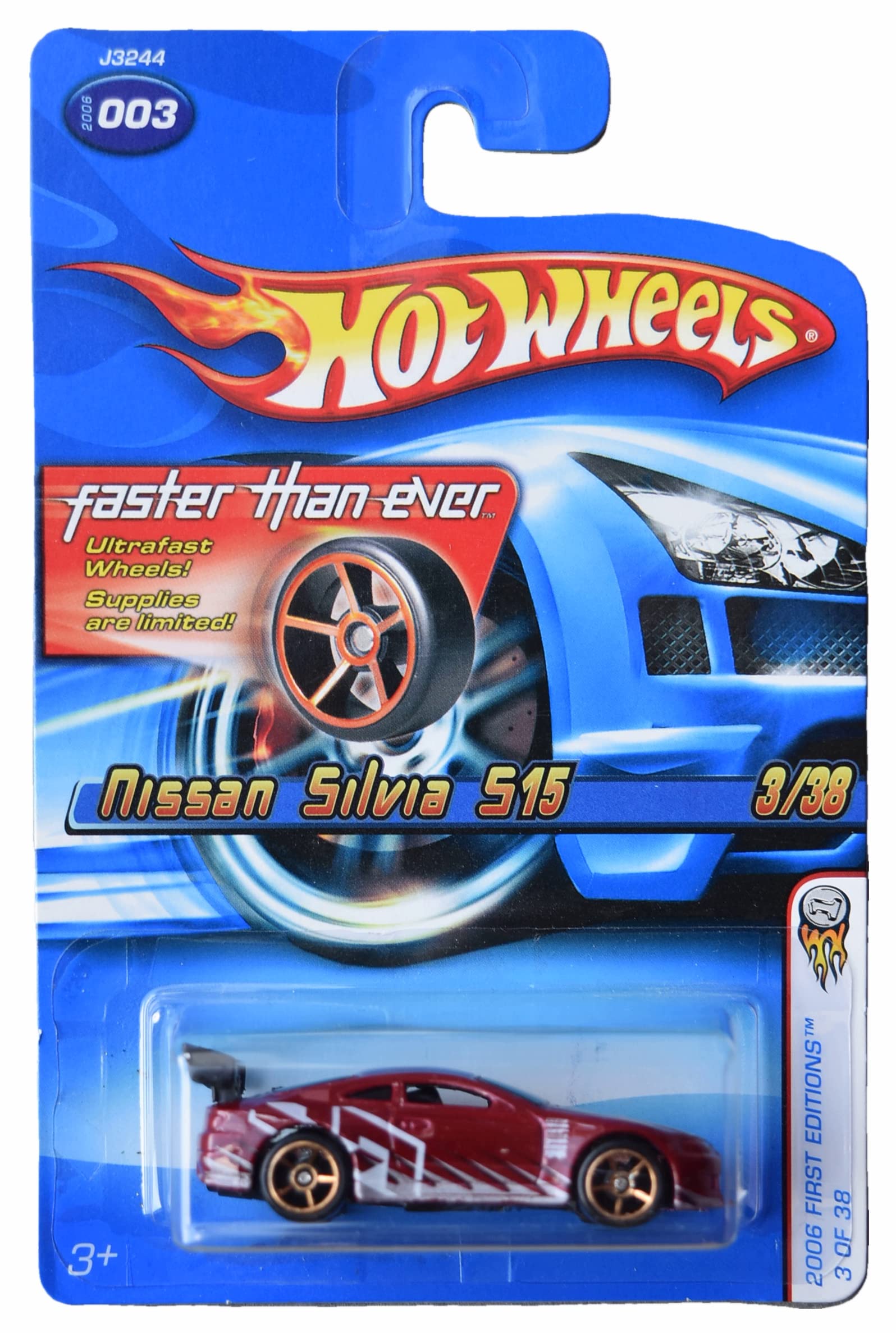 Image 0 of Hot Wheels Nissan Silvia S15 2006 First Editions 3/38 Red Fte Nissan
