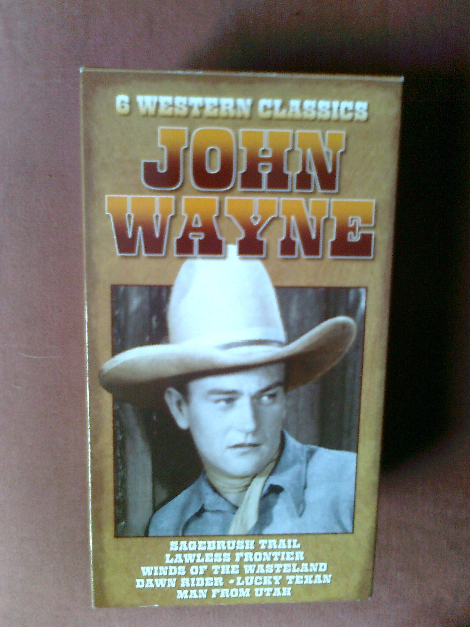 John Wayne 6 Western Classics On VHS