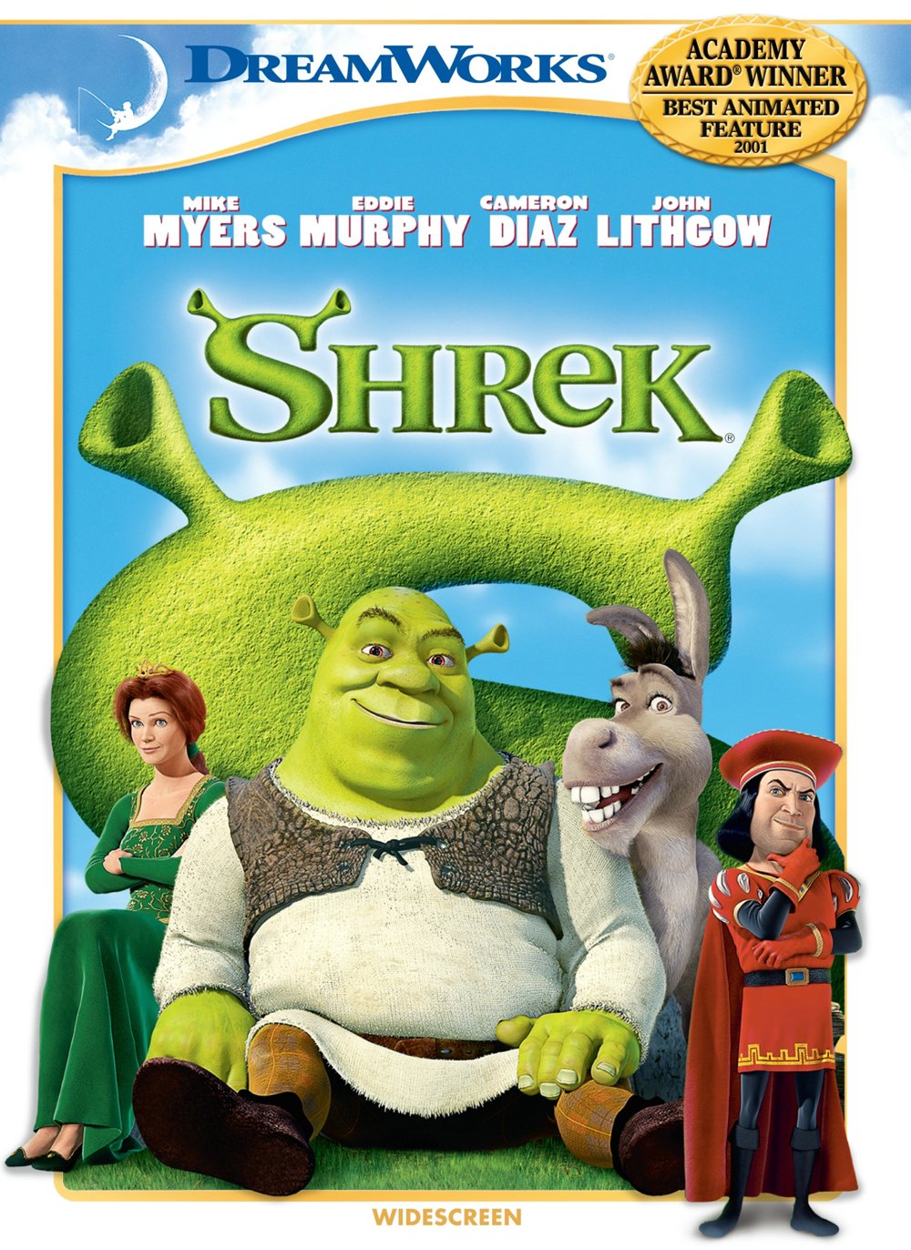 Shrek Widescreen On DVD With Mike Myers Cameron Diaz John Lithgow