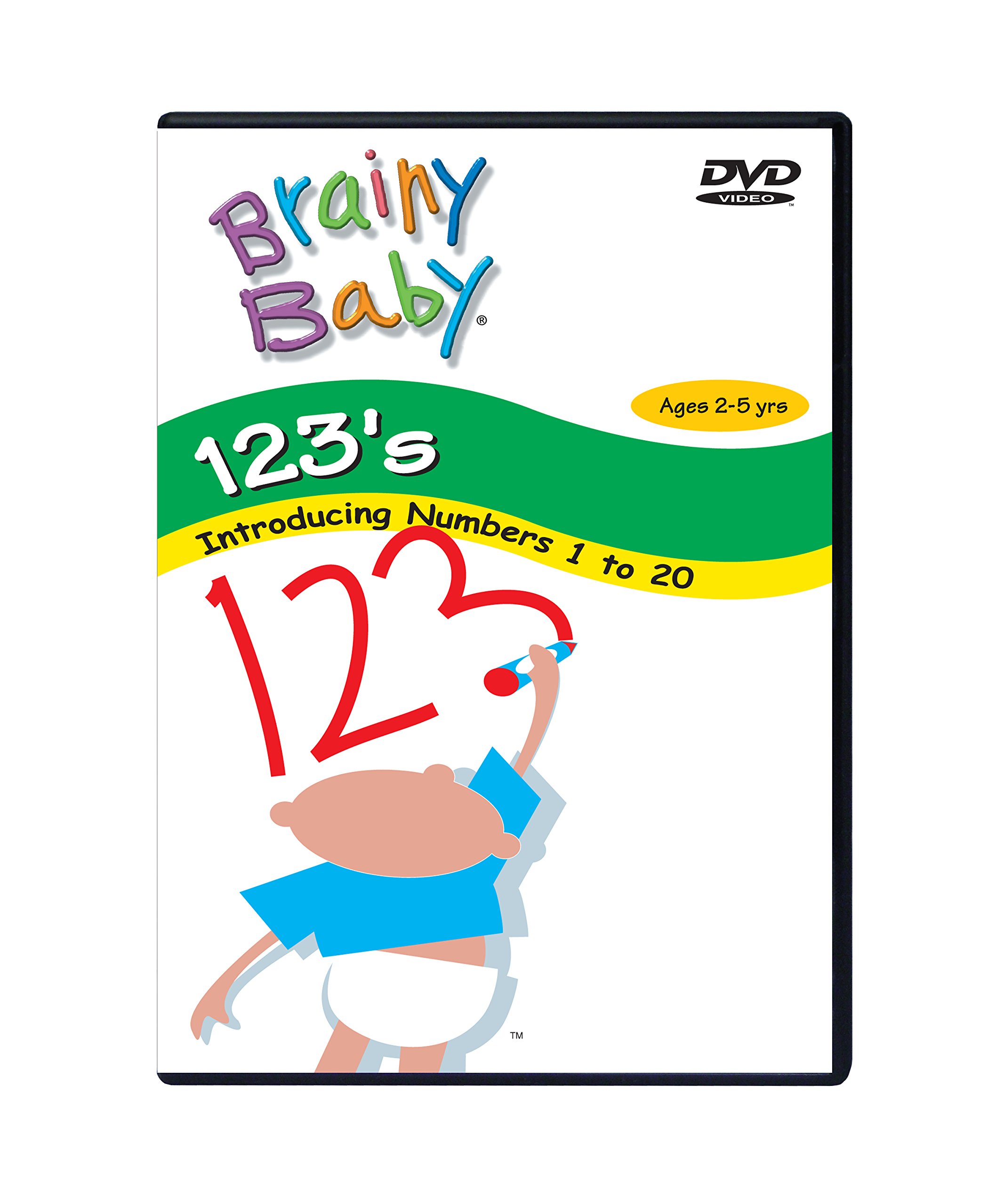 Brainy Baby 123S Numbers 1 To 20 On DVD Children