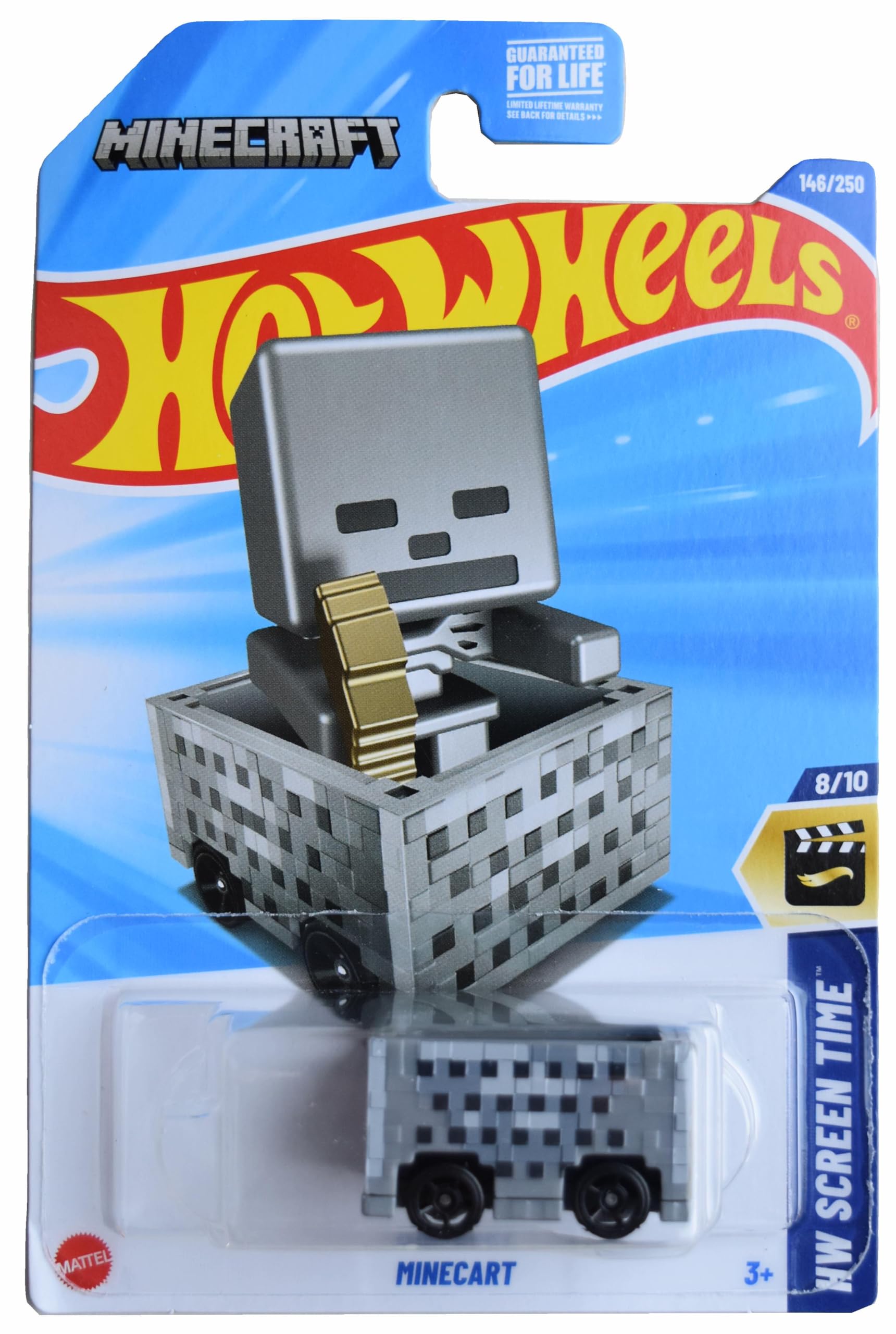 Hot Wheels Minecart Hw Screen Time 8/10 Toy Car
