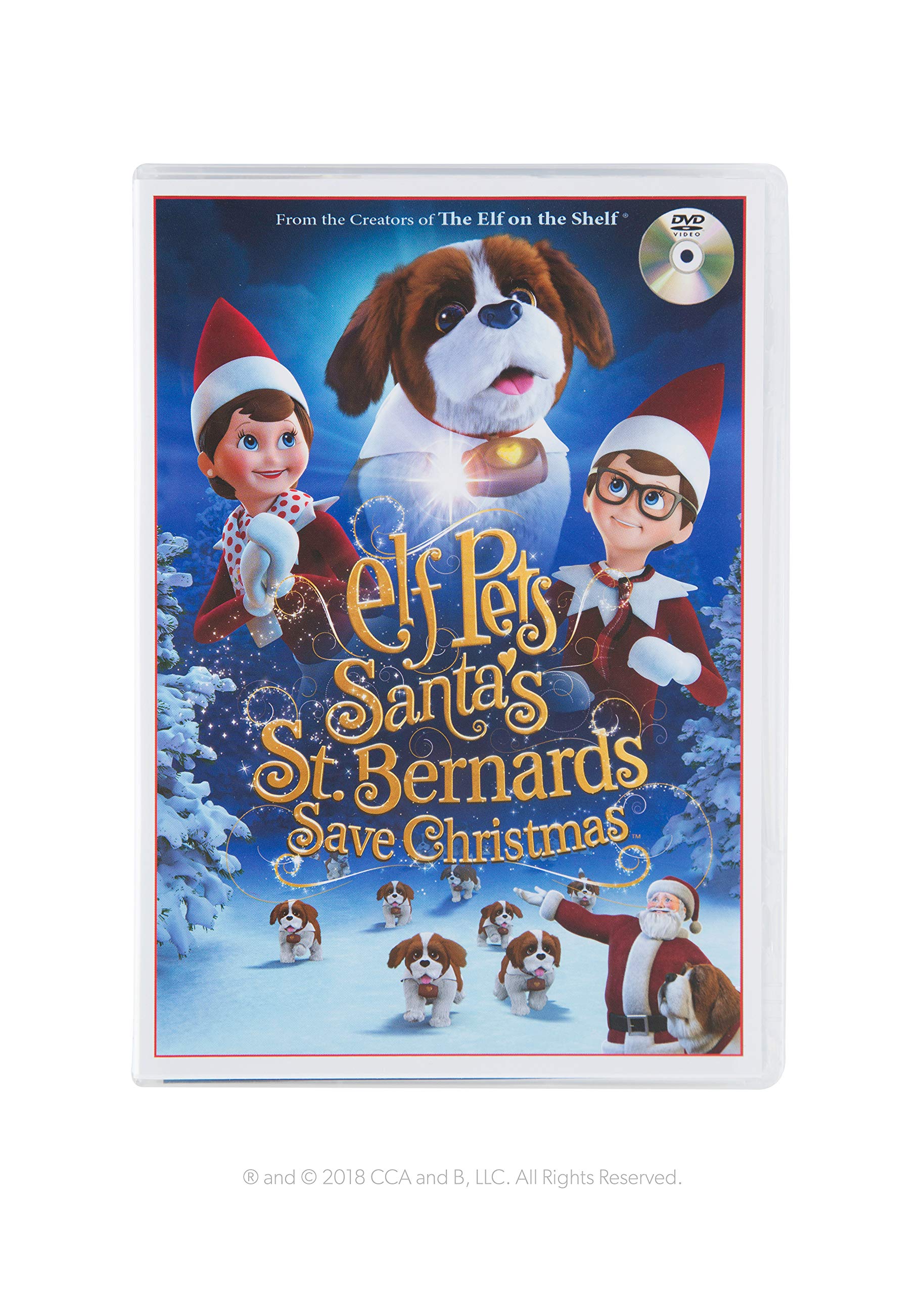 Elf On The Shelf Santa's St Bernards Save Christmas On DVD