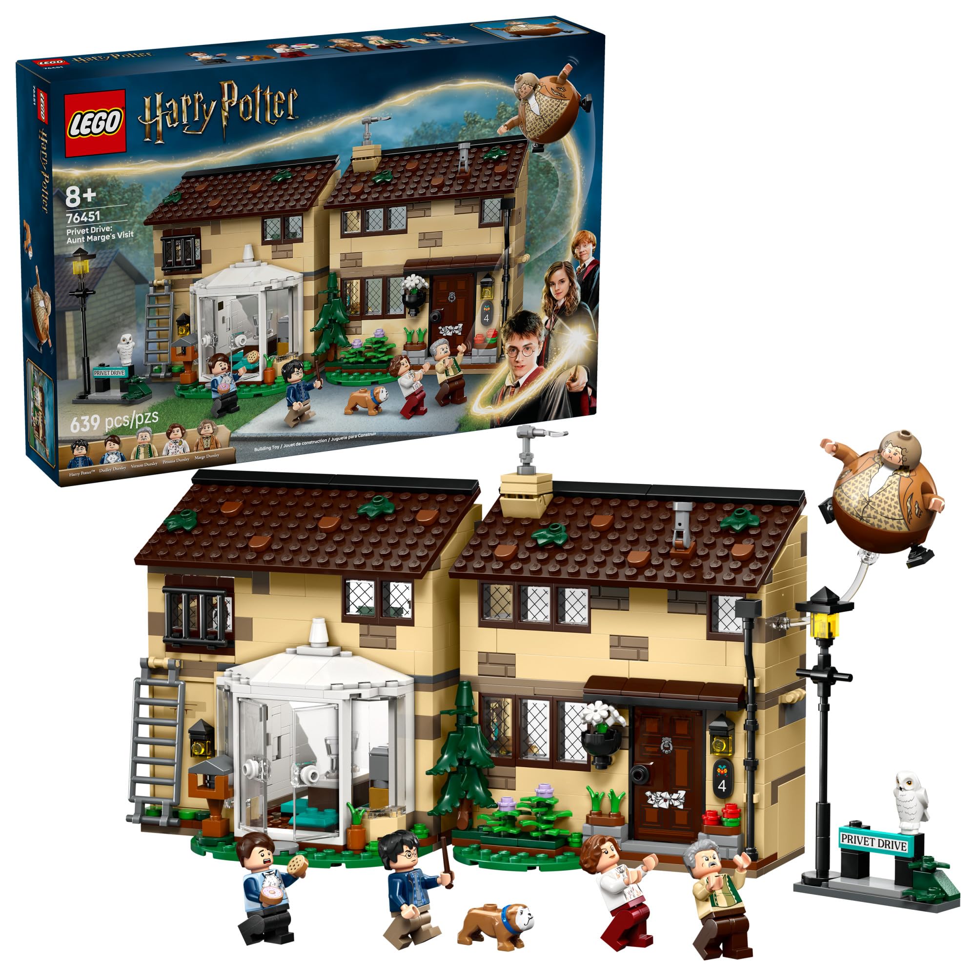 Lego Harry Potter Privet Drive: Aunt Marge’s Visit Kids Toy 76451