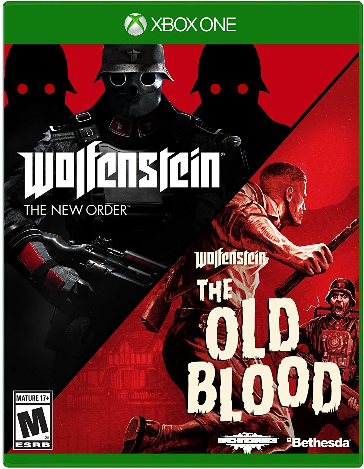 Wolfenstein 2-pack: The New Order / The Old Blood For Xbox One Shooter