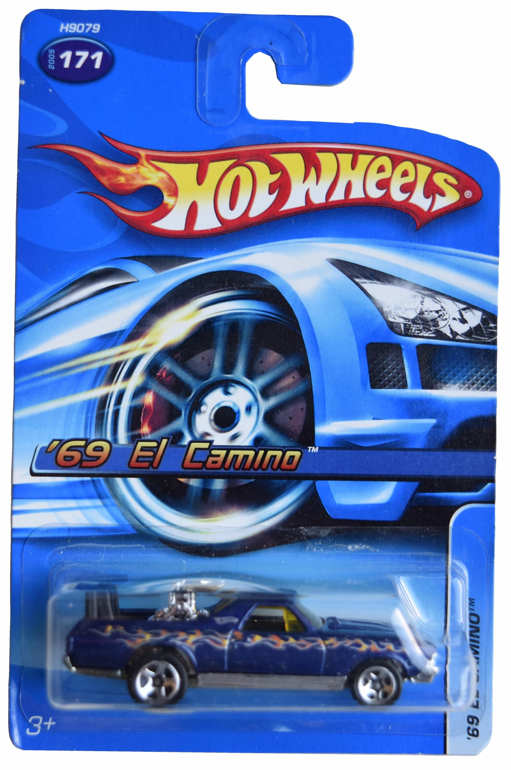 Image 0 of Hot Wheels '69 El Camino Blue 171 Toy Car