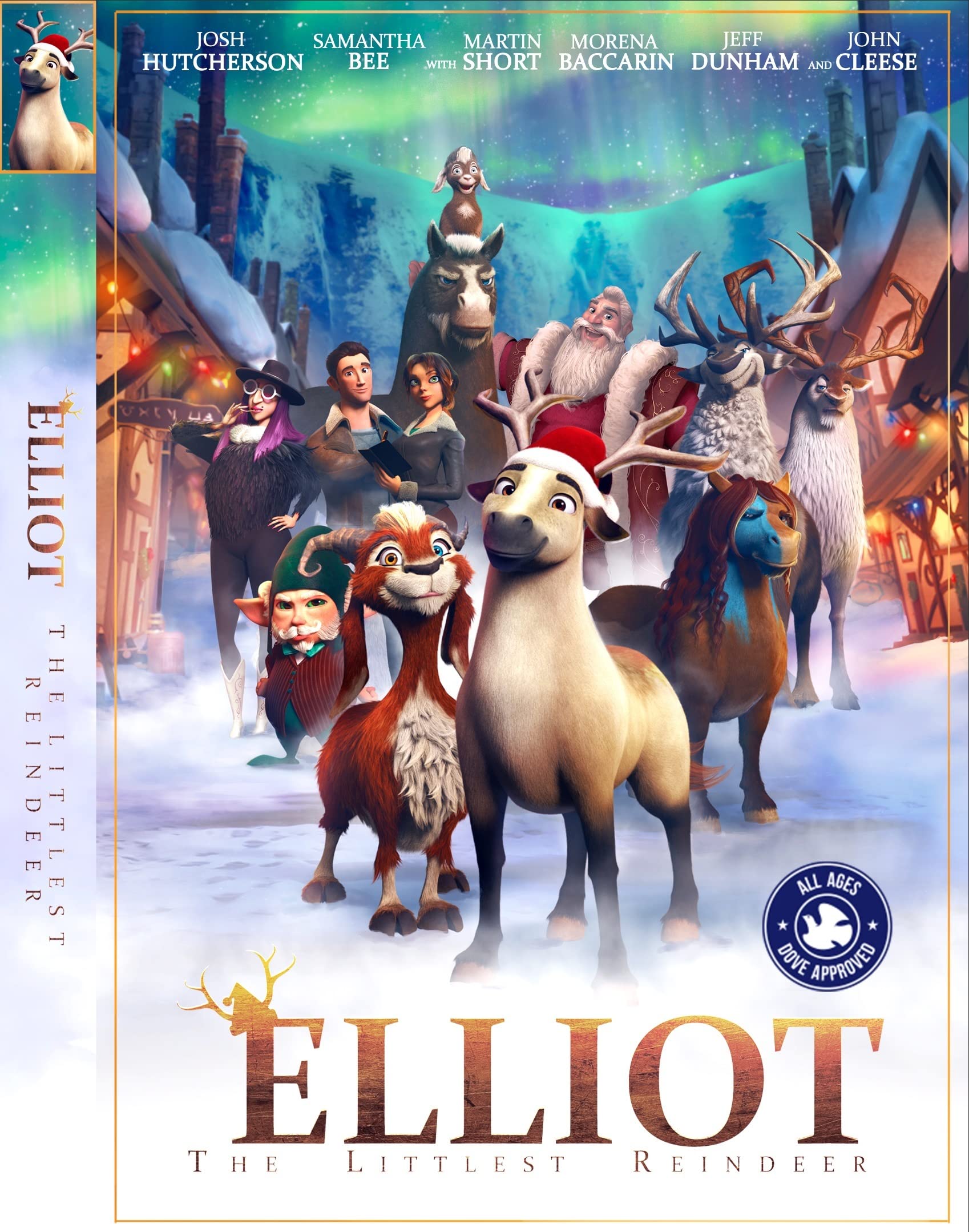 Elliot: The Littlest Reindeer On DVD with Morena Baccarin Anime Movie