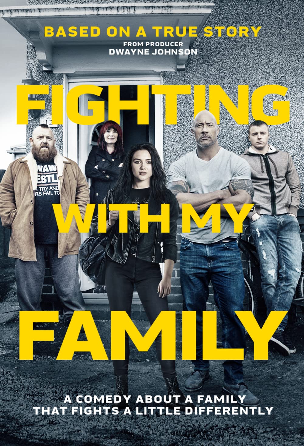 Image 0 of Fighting With My Family On DVD With Florence Pugh Comedy Movie