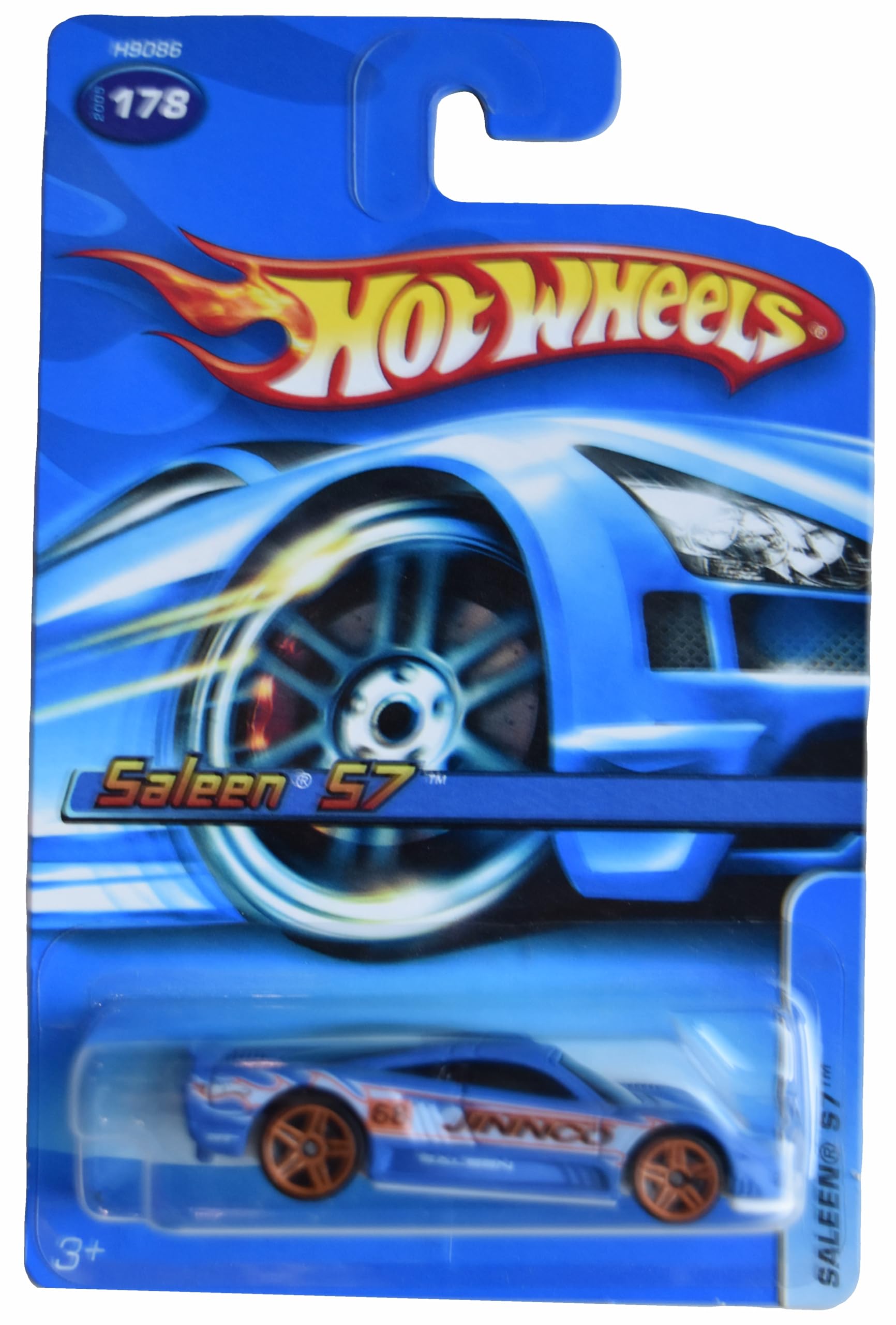 Image 0 of Hot Wheels Saleen S7 Blue 178 Toy Car