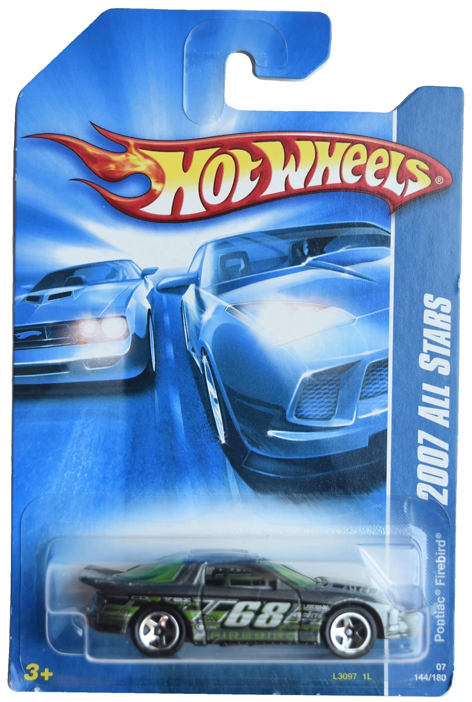 Image 0 of Hot Wheels Pontiac Firebird All Stars 2007 144/180 Gray Toy Car Grey