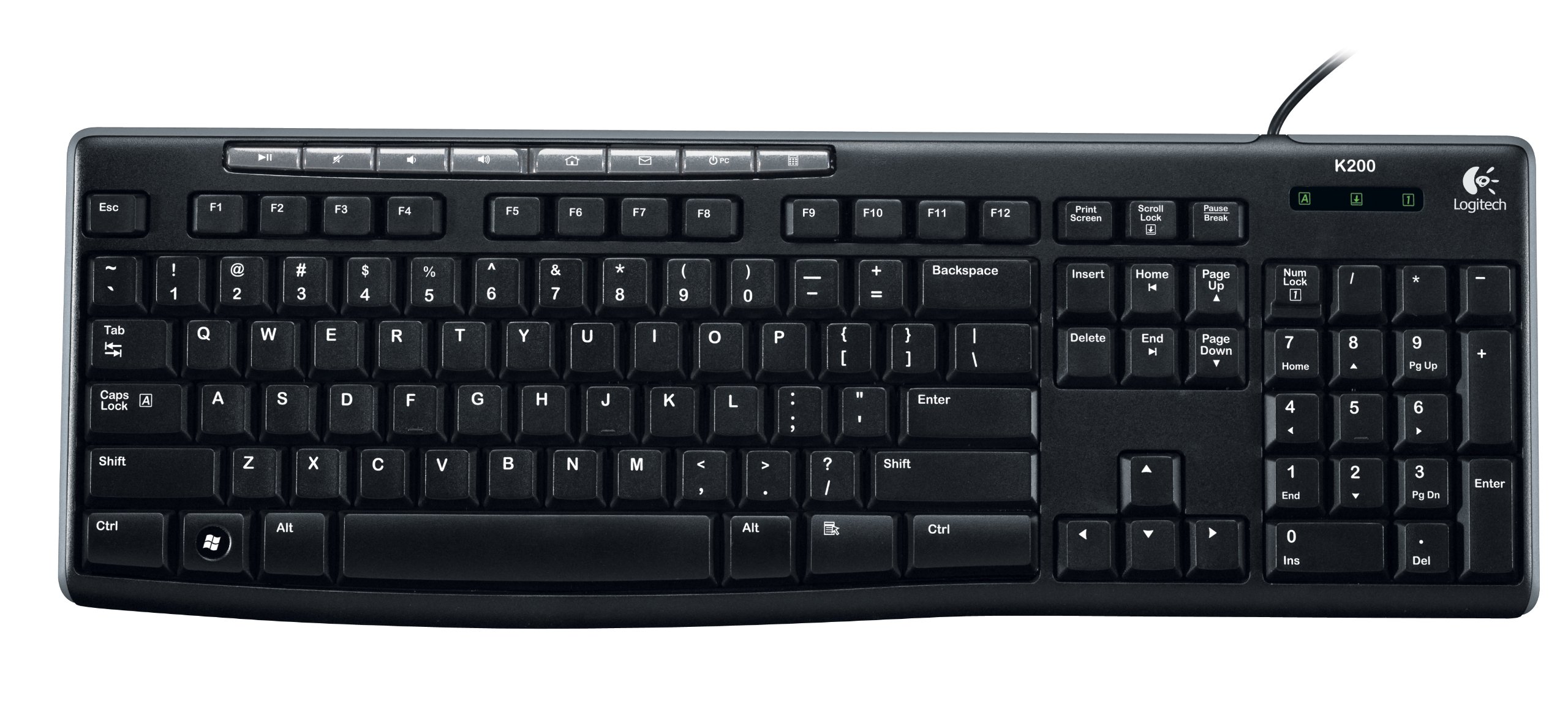 Image 0 of Logitech USB Keyboard K200