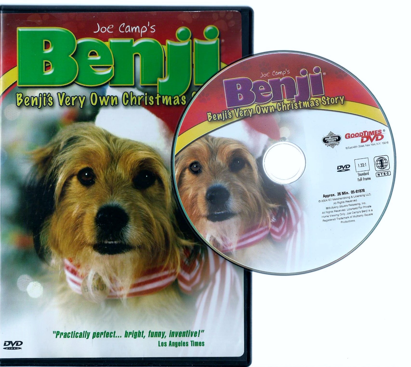 Benji's Very Own Christmas Story On DVD With Ron Moody