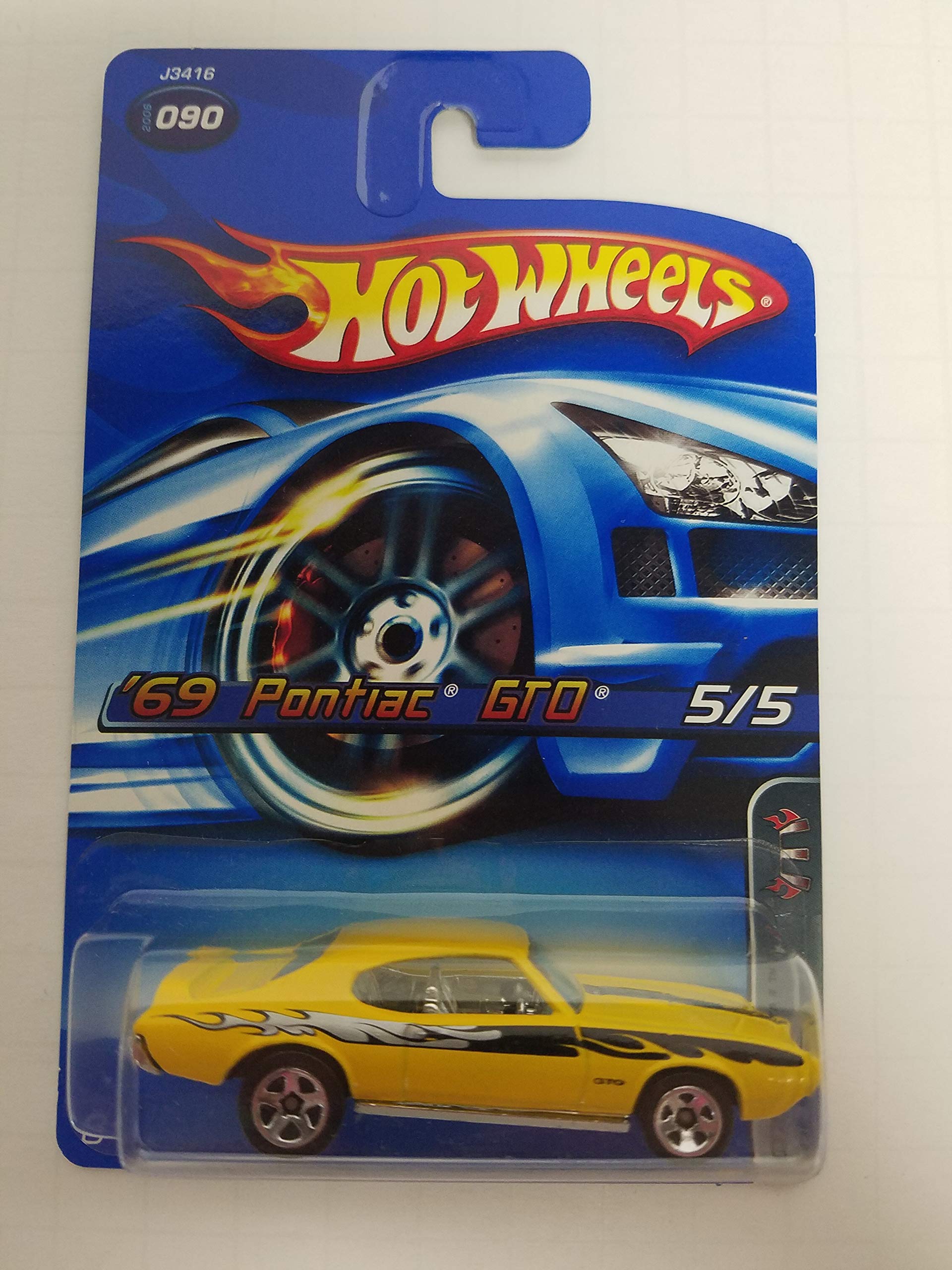 Image 0 of '69 Pontiac Gto Motown Metal 5/5 No 090 Hot Wheels 2006 1/64 Scale