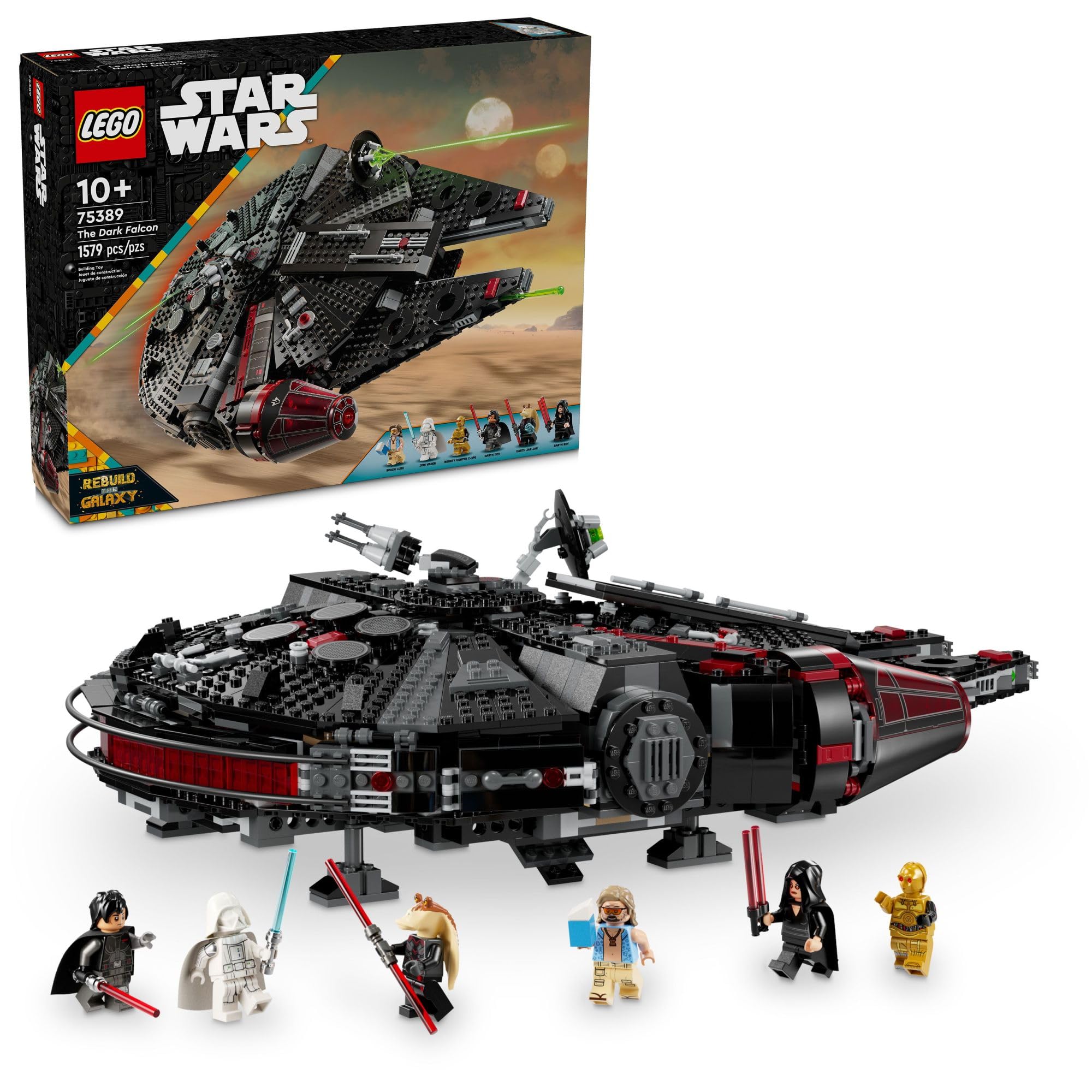 Lego Star Wars The Dark Falcon Buildable Starship Star Wars Toy Set