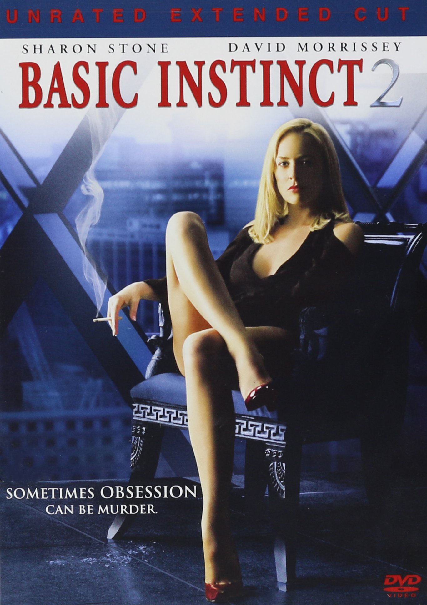 Basic Instinct 2 Unrated On DVD With Sharon Stone David Morrissey