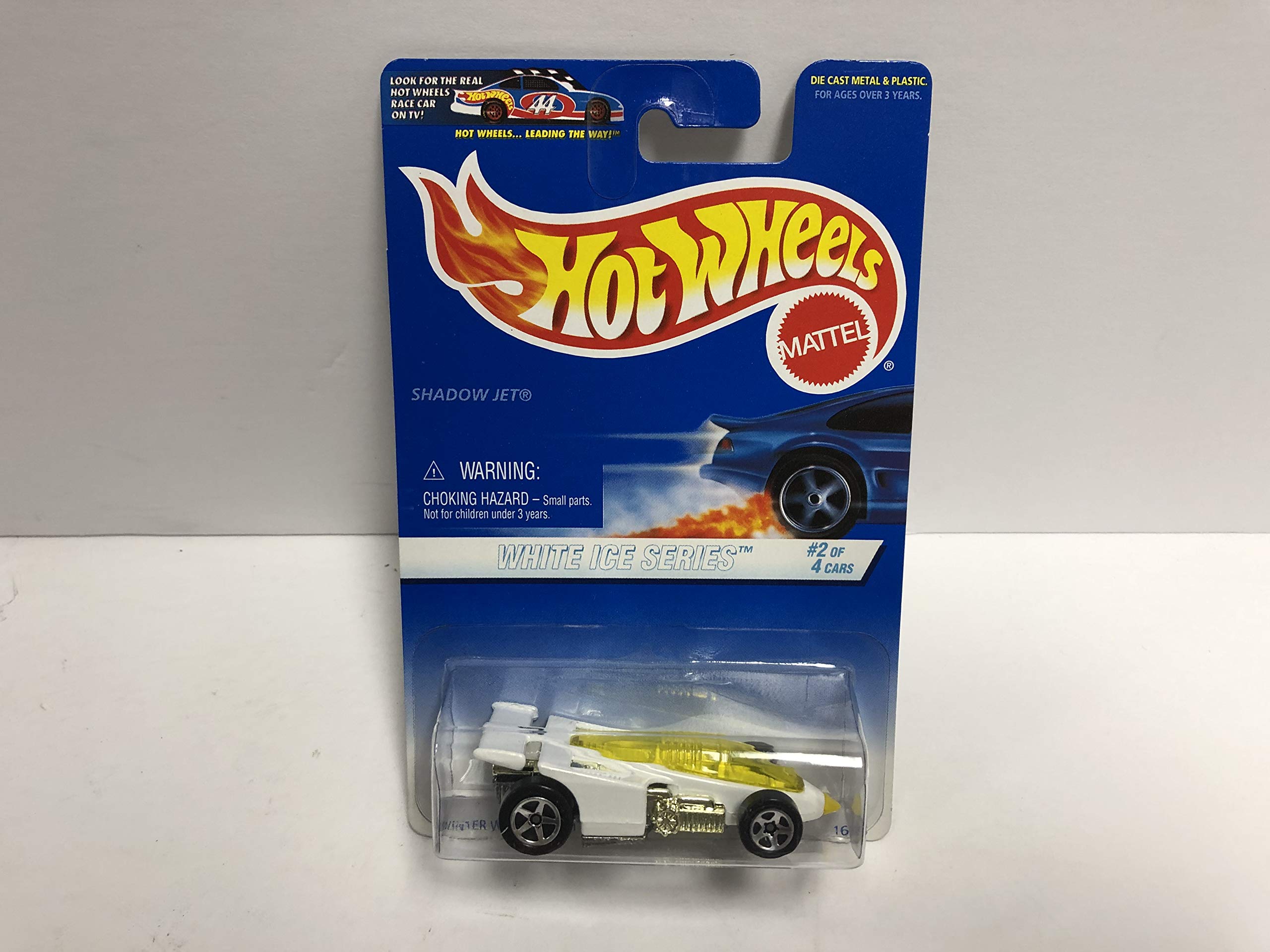 Shadow Jet White Ice Series 1997 Hot Wheels 16935 Diecast 1/64 Scale