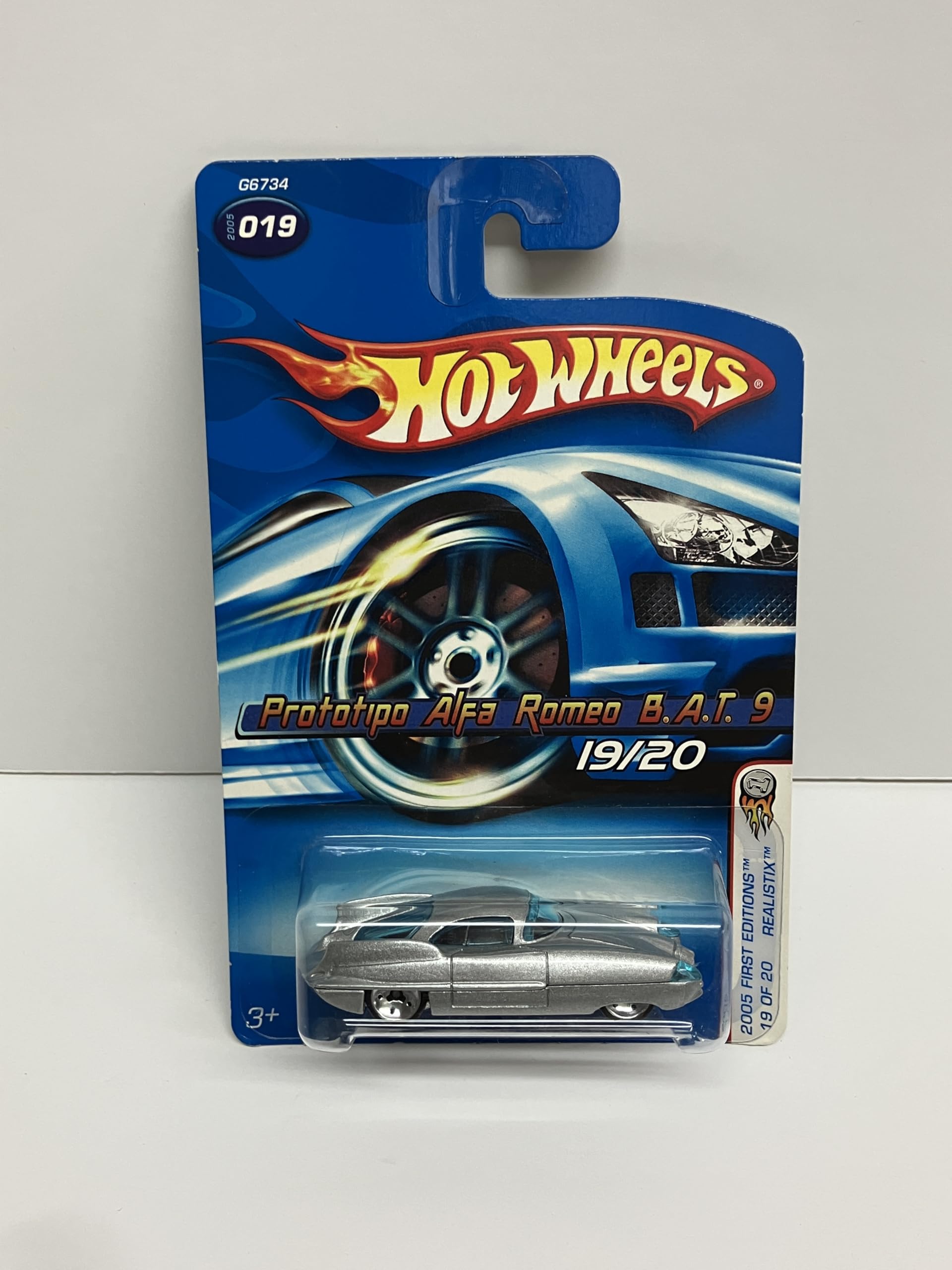 Image 0 of Prototype Alfa Romeo Bat 9 Hot Wheels 2006 First Editions Diecast 1/64 Scale 019