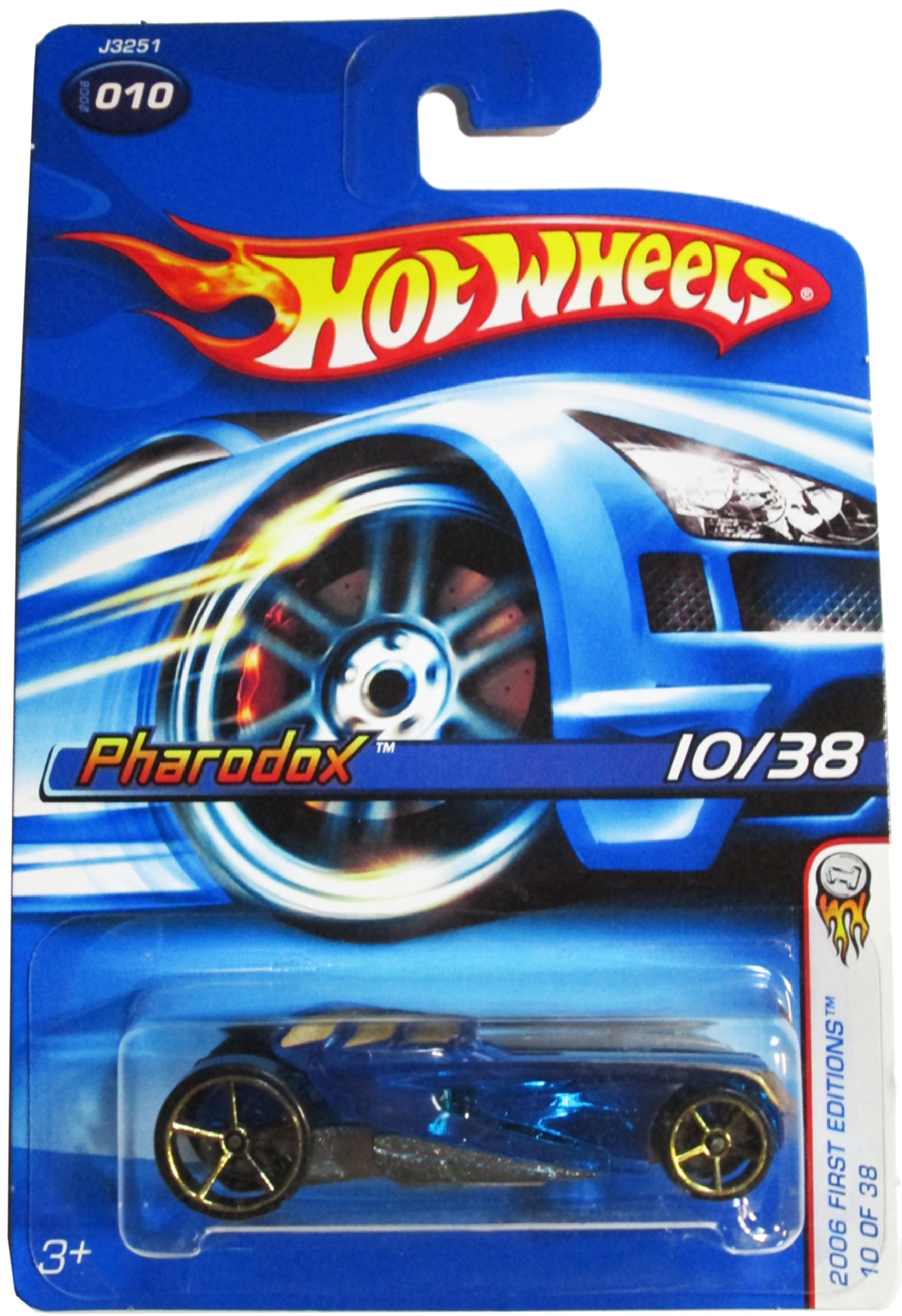 Hot Wheels Mattel 2006 First Editions 1:64 Scale Blue Pharodox Die