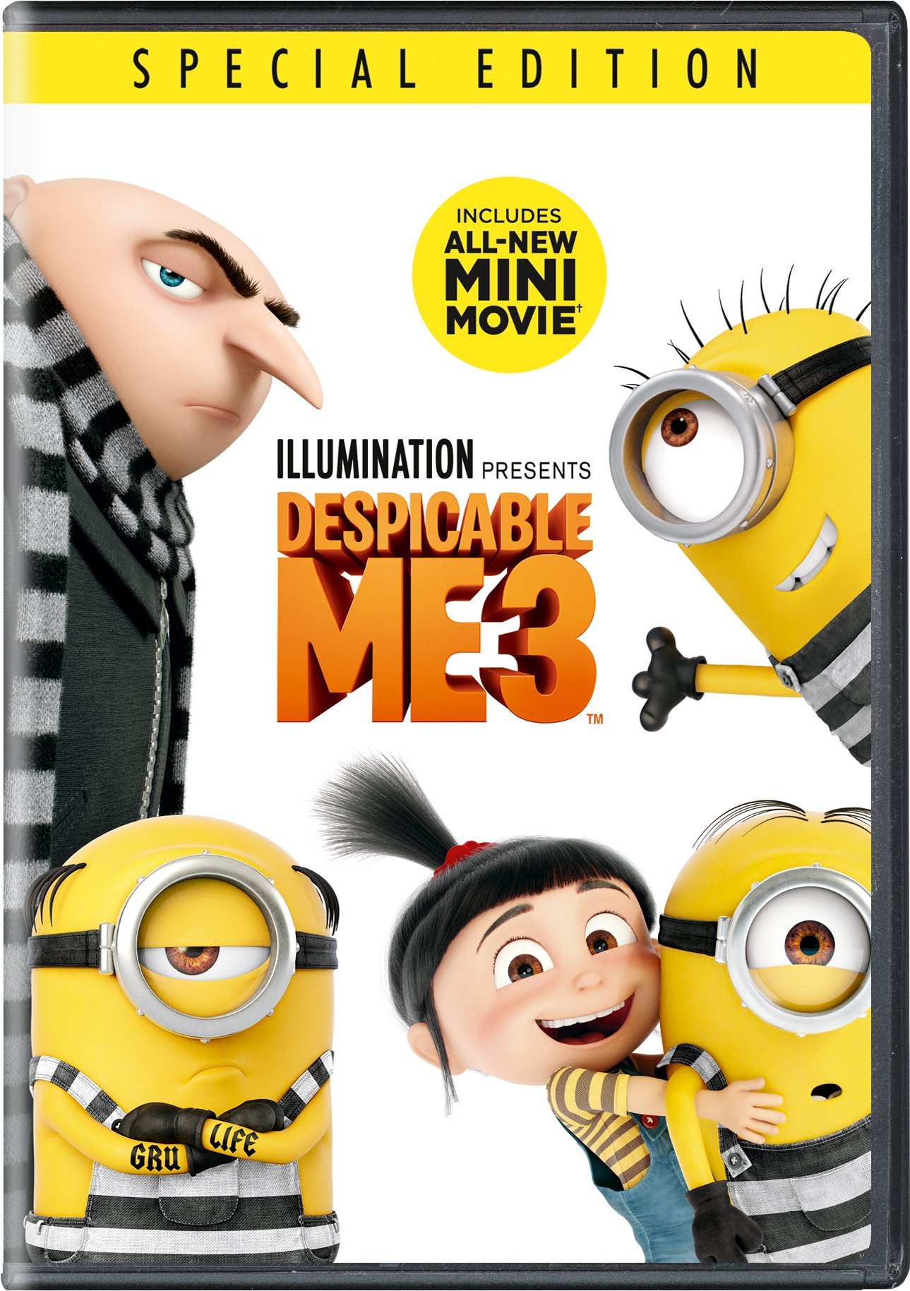 Image 0 of Despicable Me 3 On DVD With Steve Carell Trey Parker Julie Andrews