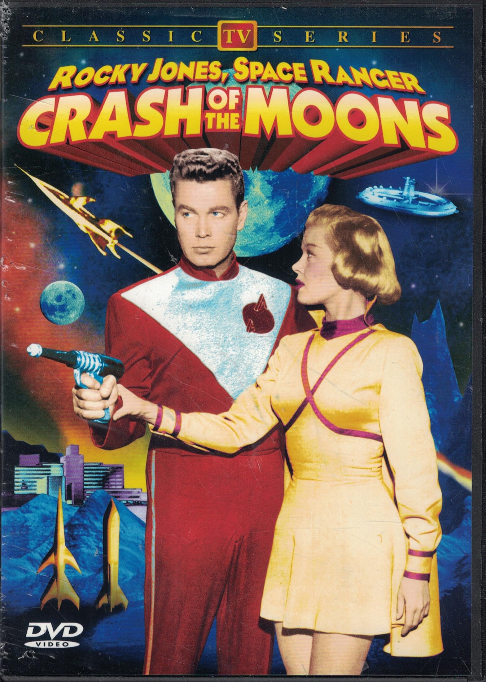 Rocky Jones Space Ranger Crash Of The Moons On DVD With Richard Crane