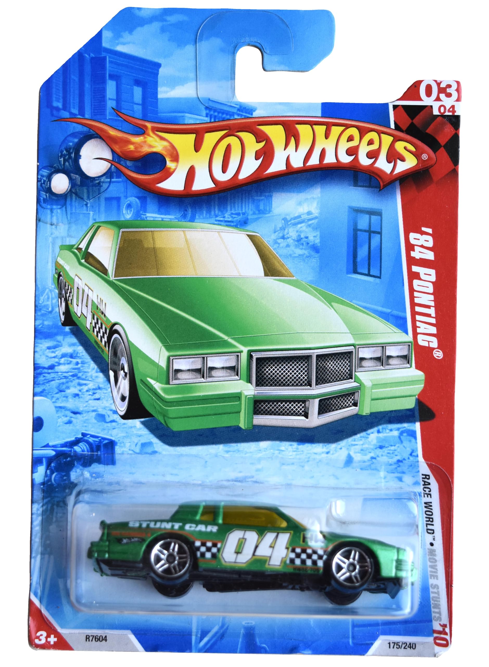 Image 0 of Hot Wheels '84 Pontiac Race World Movie Stunts '10 3/4 Green 175/240