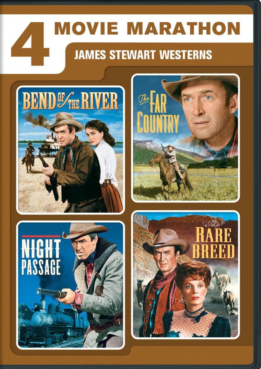 Image 0 of 4-MOVIE Marathon: James Stewart Western Collection Bend Of The River /