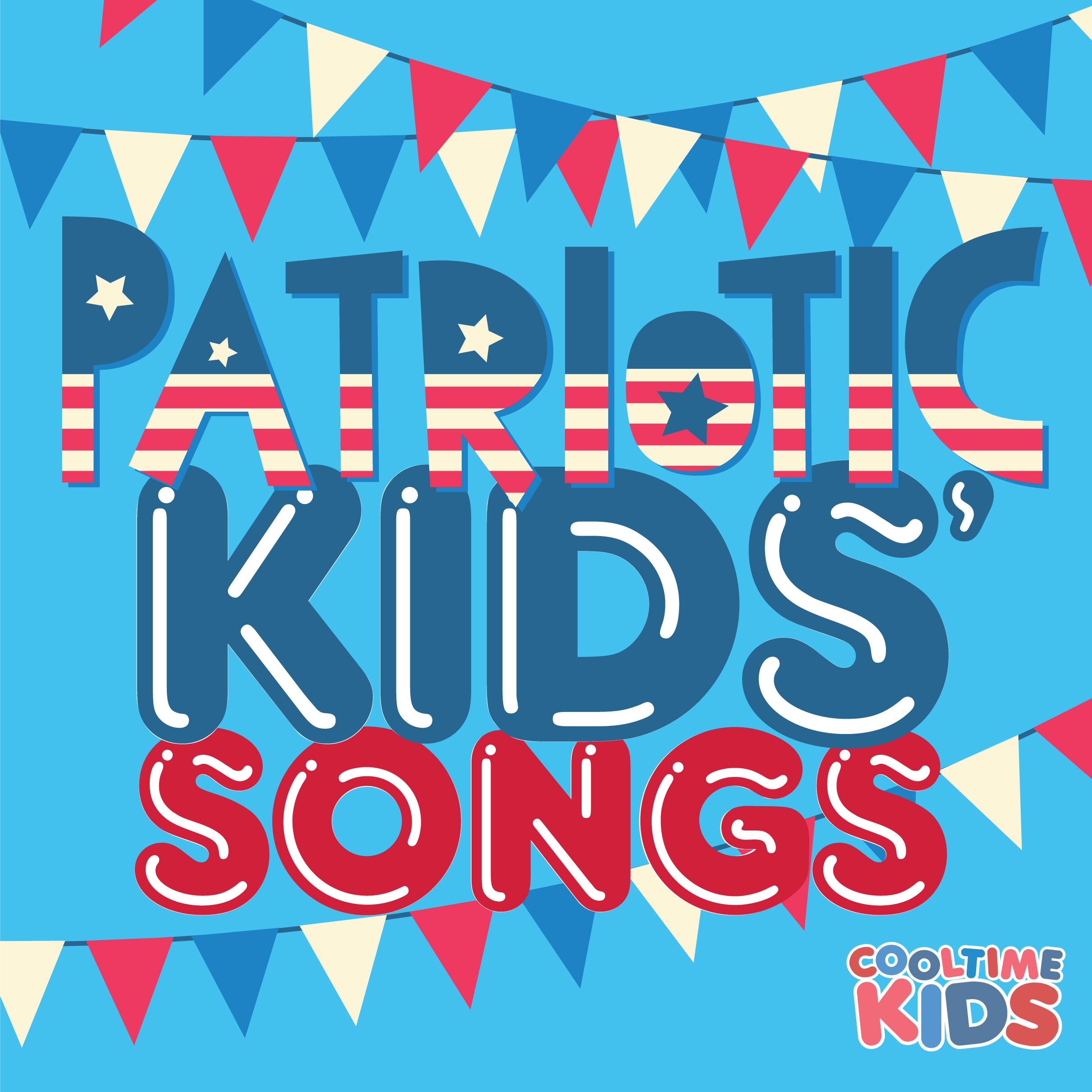 Image 0 of Patriotic Kids' Songs By Cooltime Kids On Audio CD Album Black 2017