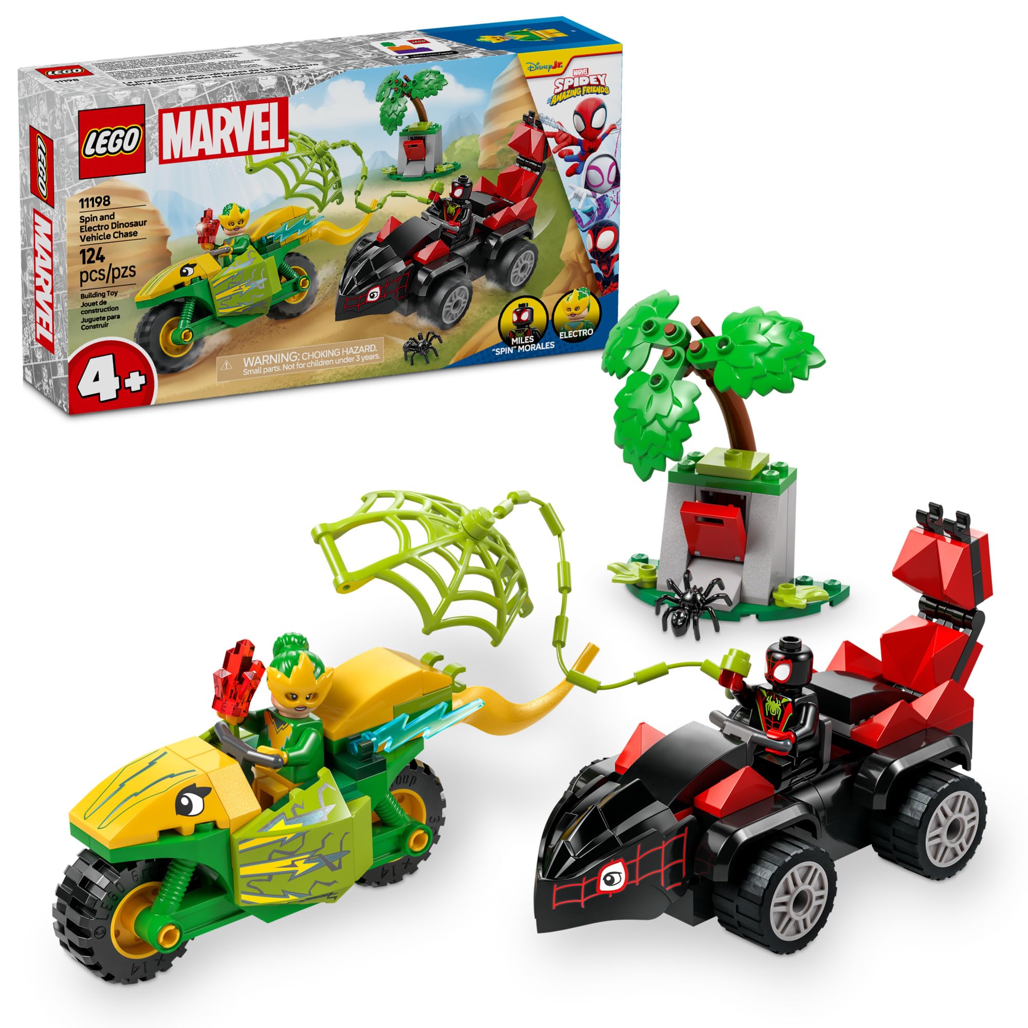 Image 0 of Lego Marvel Team Spidey Web Spinner Headquarters Building Toy Spidey