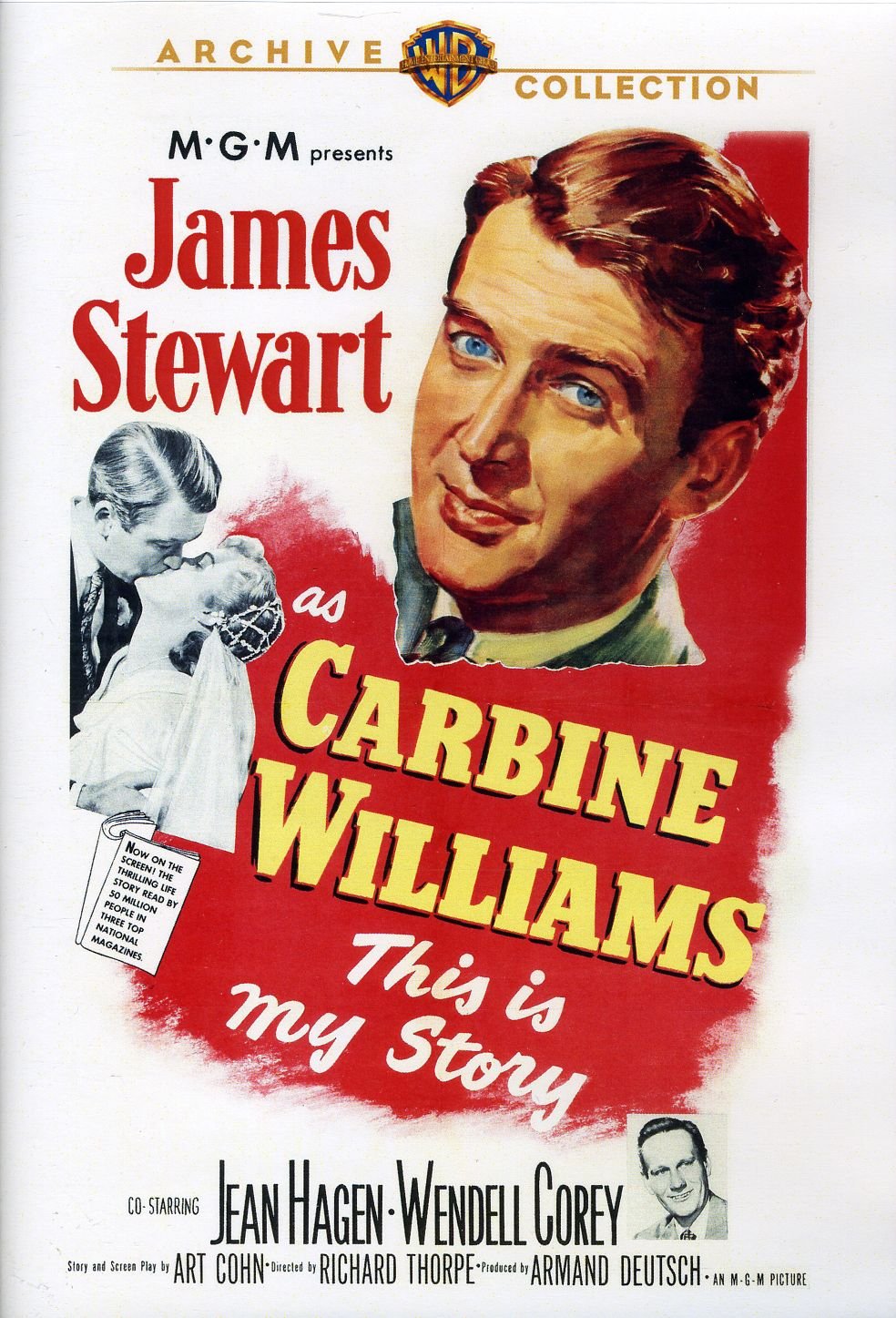 Carbine Williams On DVD With Jimmy Stewart James Arness Wendell Corey