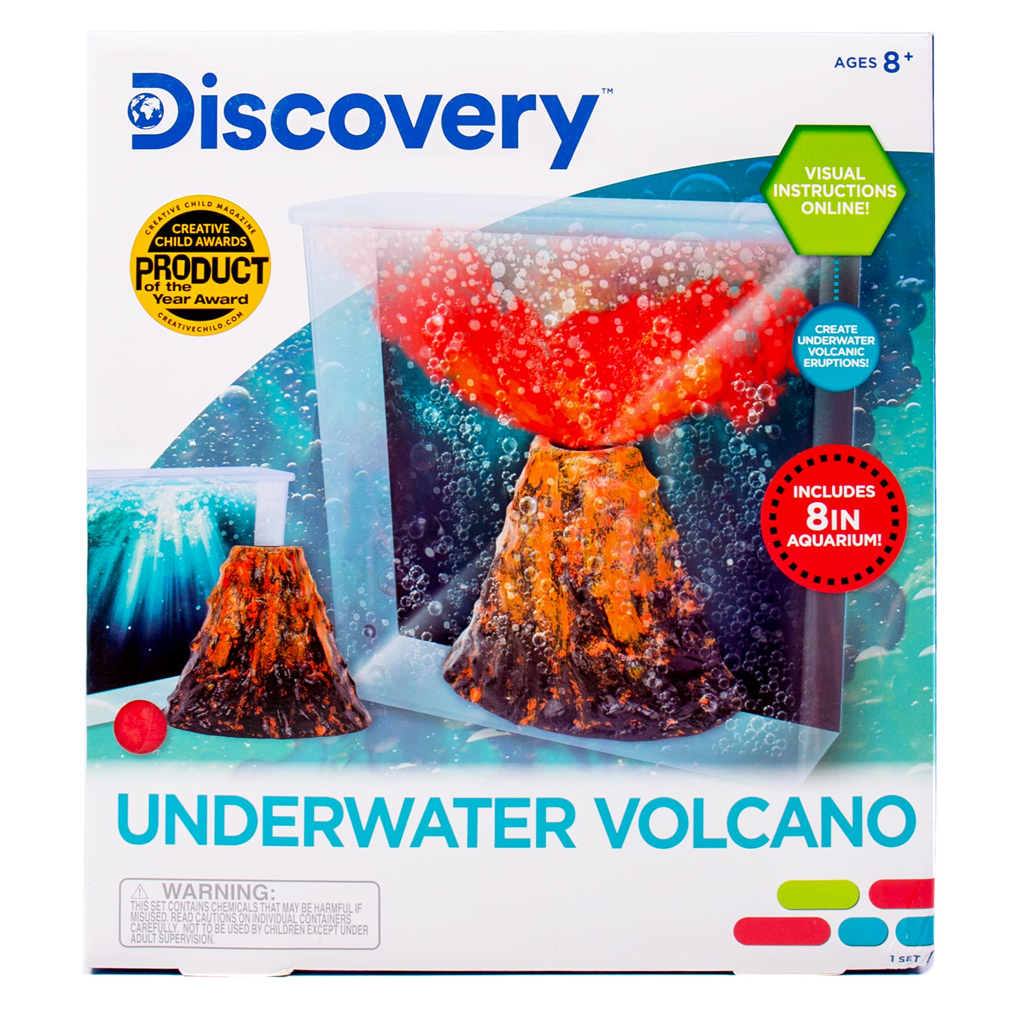 Discovery Under Water Volcano Eruption Lava Eruption Experiment DIY