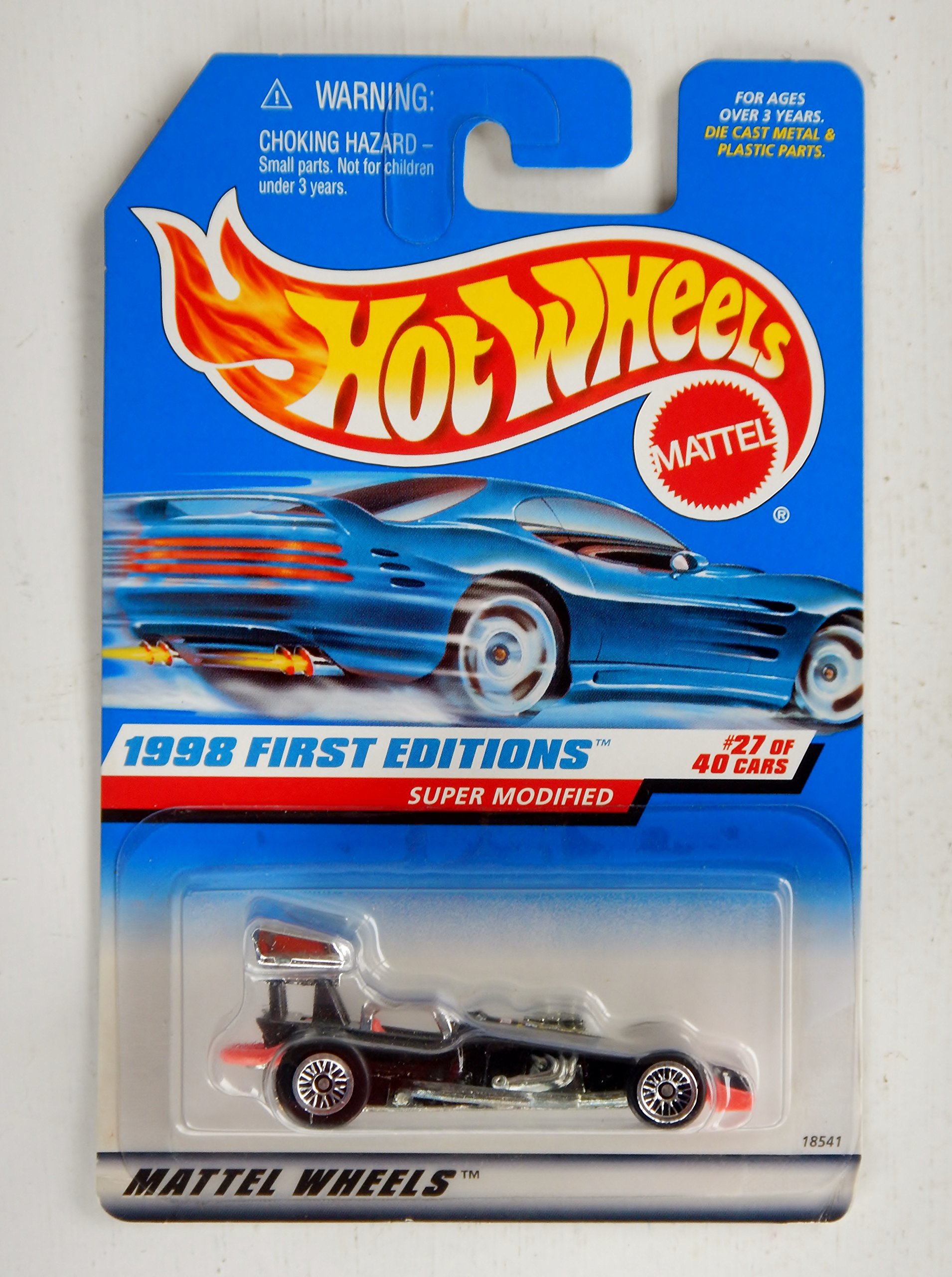 1998 Mattel / Hot Wheels Super Modified Black 1998 First Editions 27