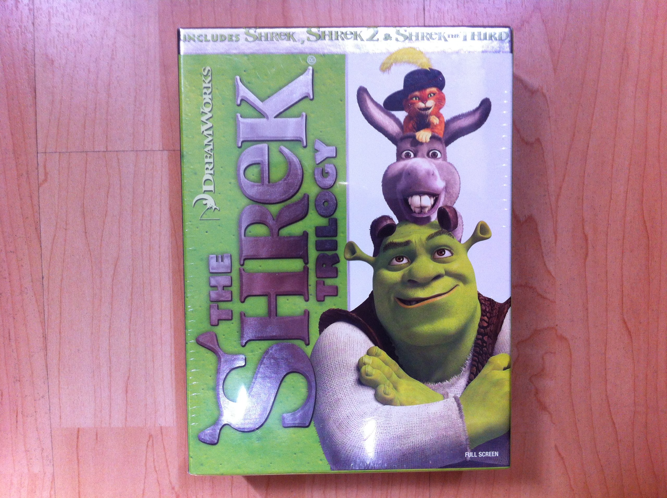 The Shrek Trilogy Shrek / Shrek 2 / Shrek The Third On DVD Movie