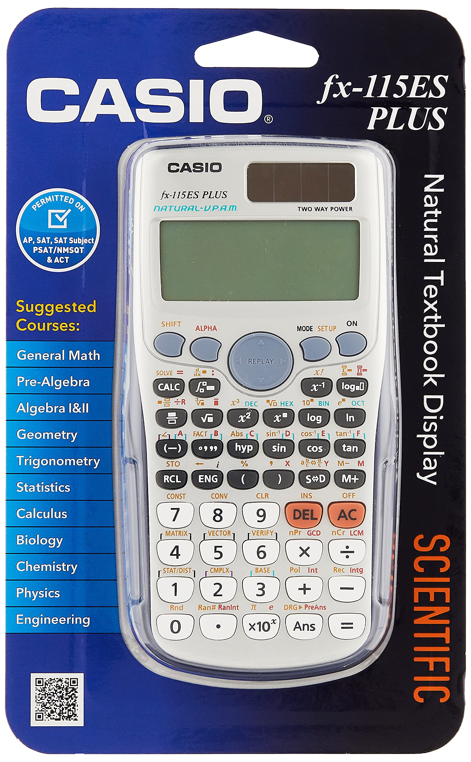 FX-115ESPLUS Casio FX115ESPLUS Scientific Calculator Black 1-pack 1 XFU758