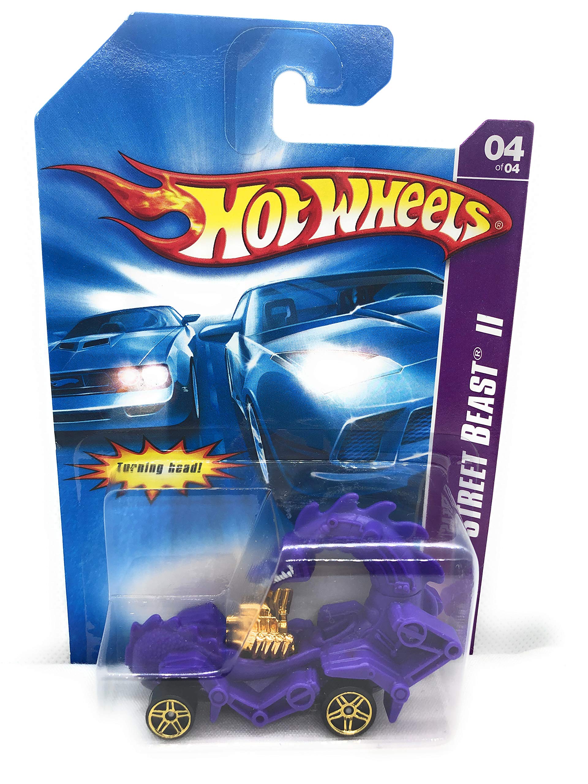2007 Mattel Hot Wheels Street Beast 2 Series Rodzilla Purple Mattel