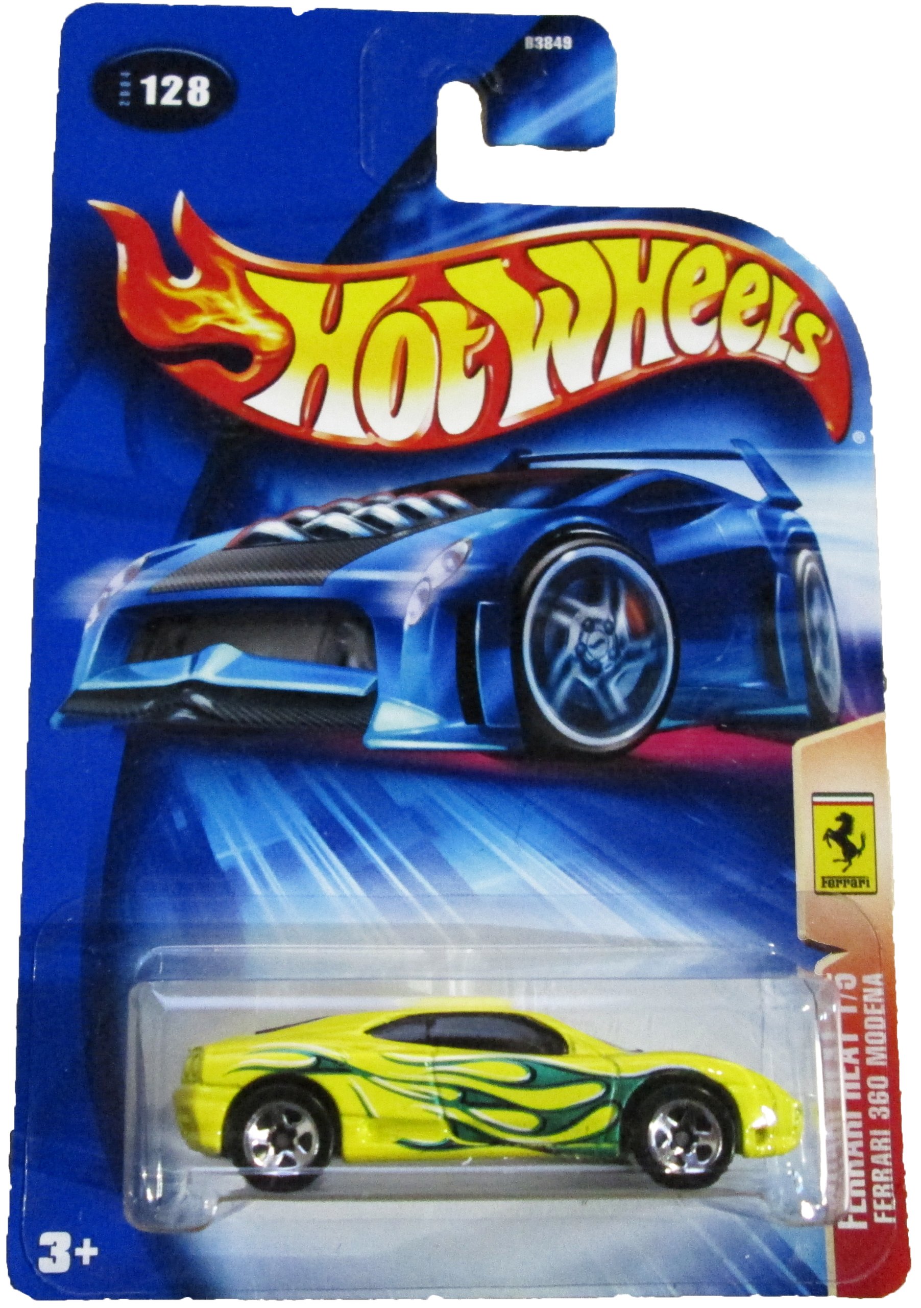 Image 0 of Hot Wheels 2004 Ferrari Heat 1/5 360 Modena Yellow 128 Toy Car