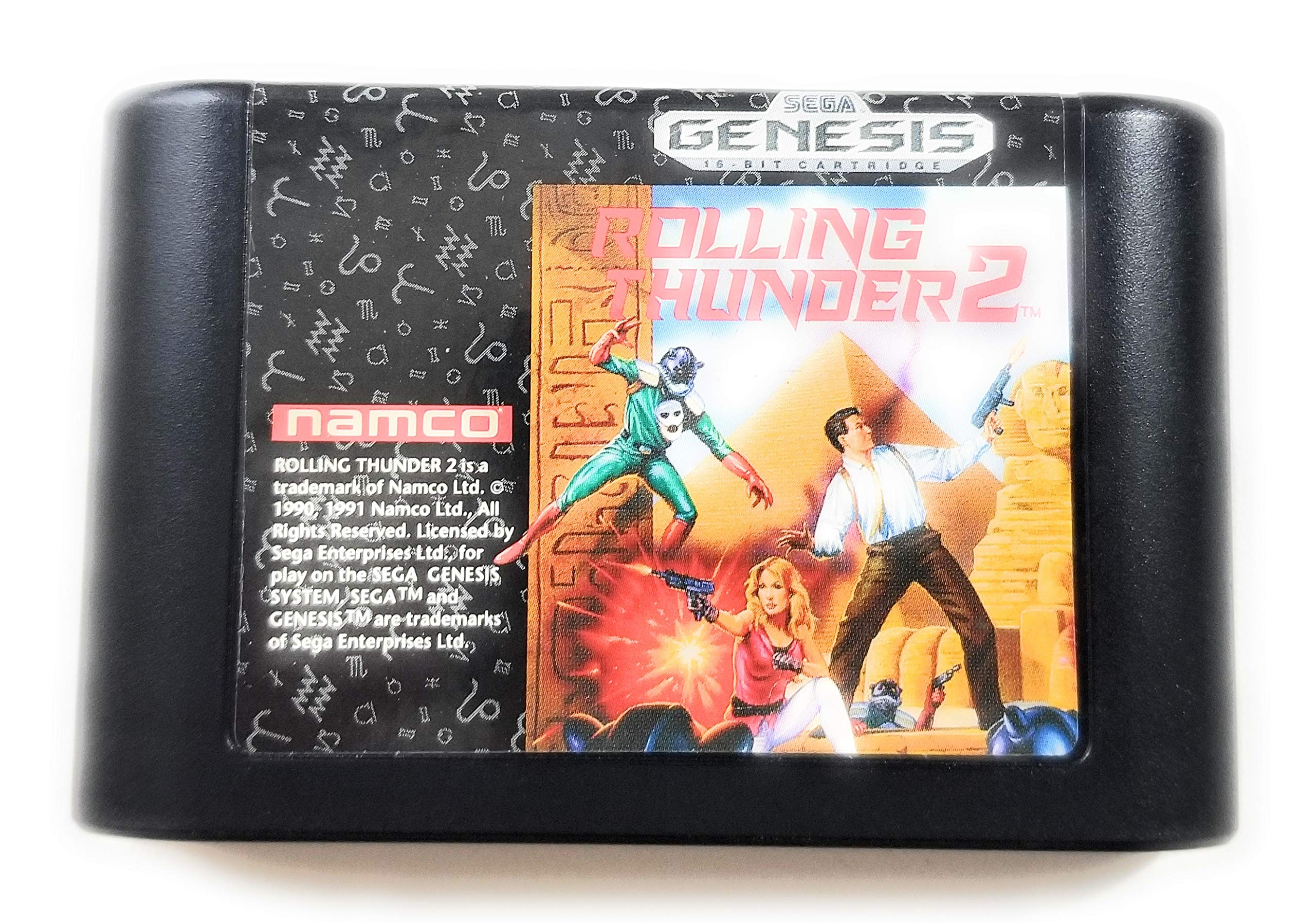 Rolling Thunder 2 For Sega Genesis Vintage Shooter 