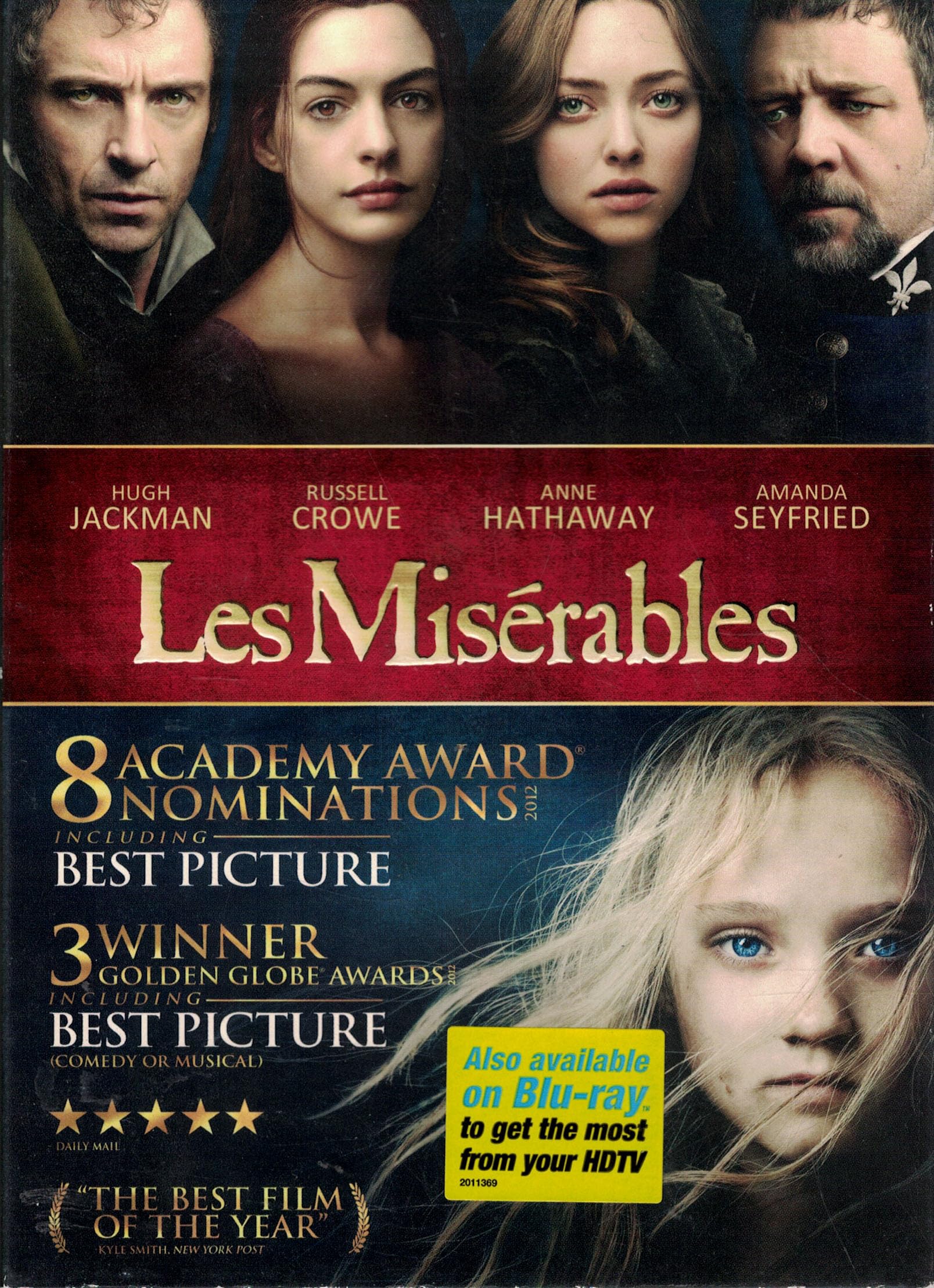 Image 0 of Les Miserables DVD On DVD With Hugh Jackman Drama
