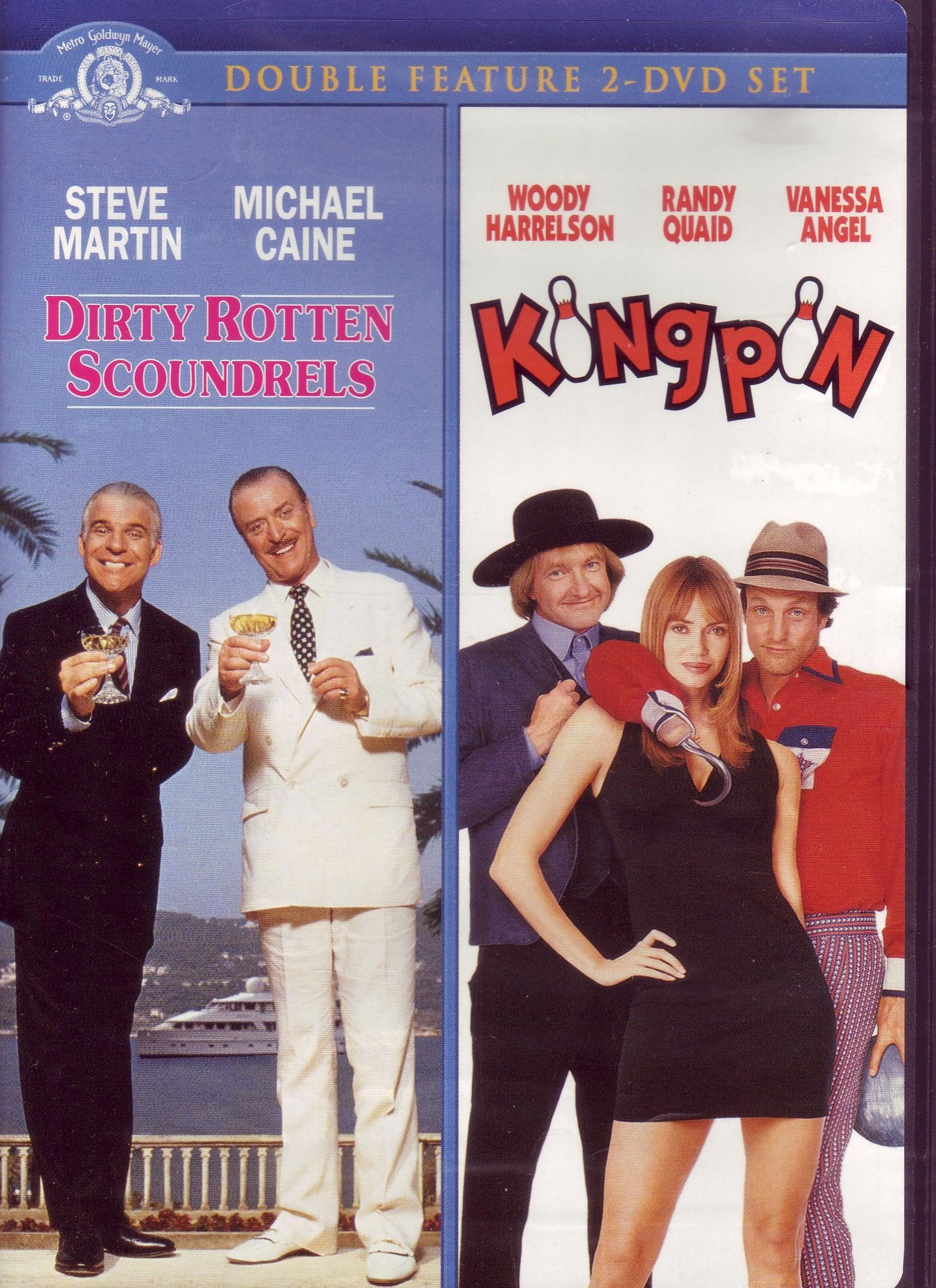 Image 0 of Dirty Rotten Scoundrels / Kingpin On DVD With Steve Martin Michael Caine Woody H