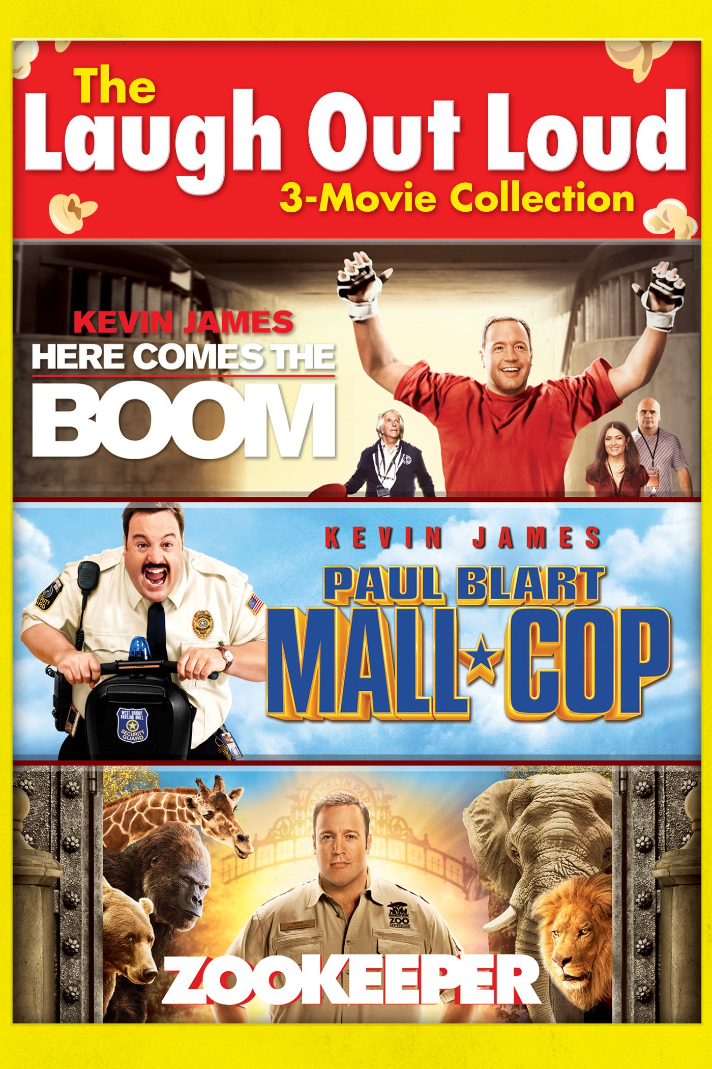 Here Comes The Boom / Paul Blart: Mall Cop / Zookeeper Vol On DVD With