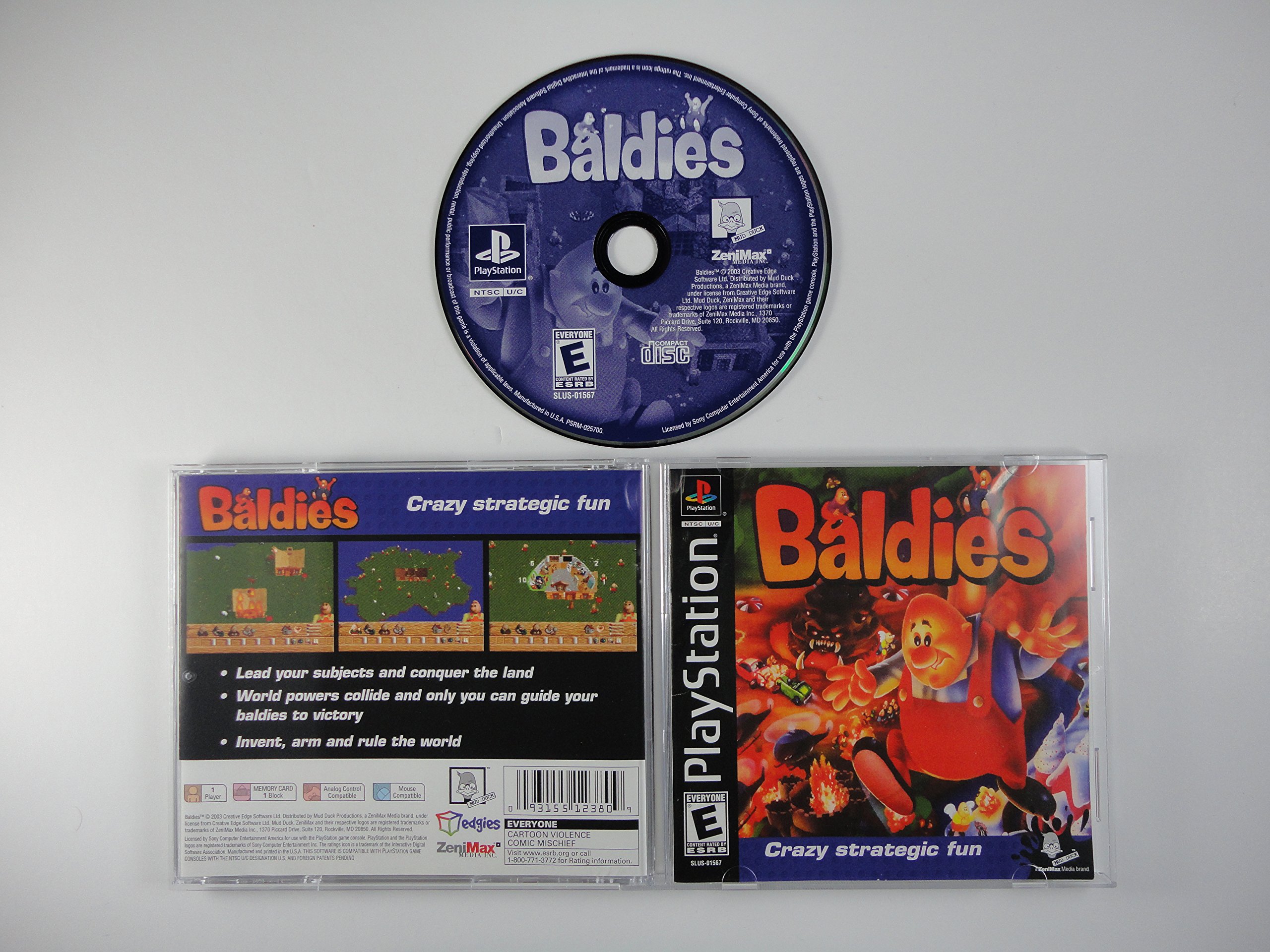Baldies For PlayStation 1 PS1 Strategy